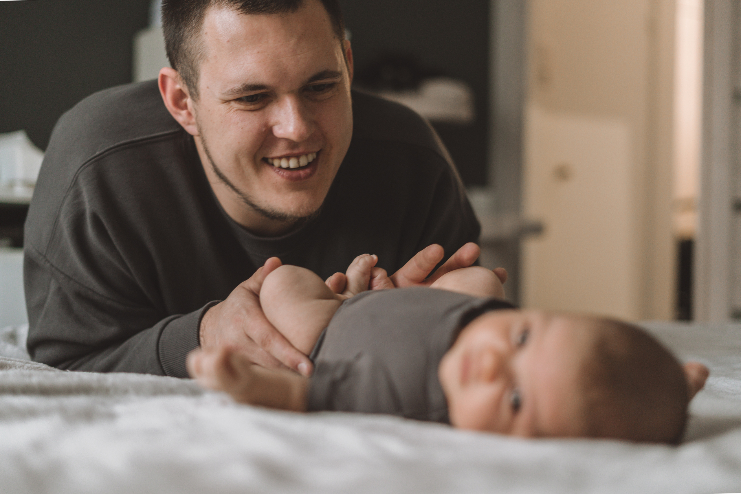 Фотосессия новорожденного малыша у вас дома. Семейный фотограф Ольга Мишустина в Самаре