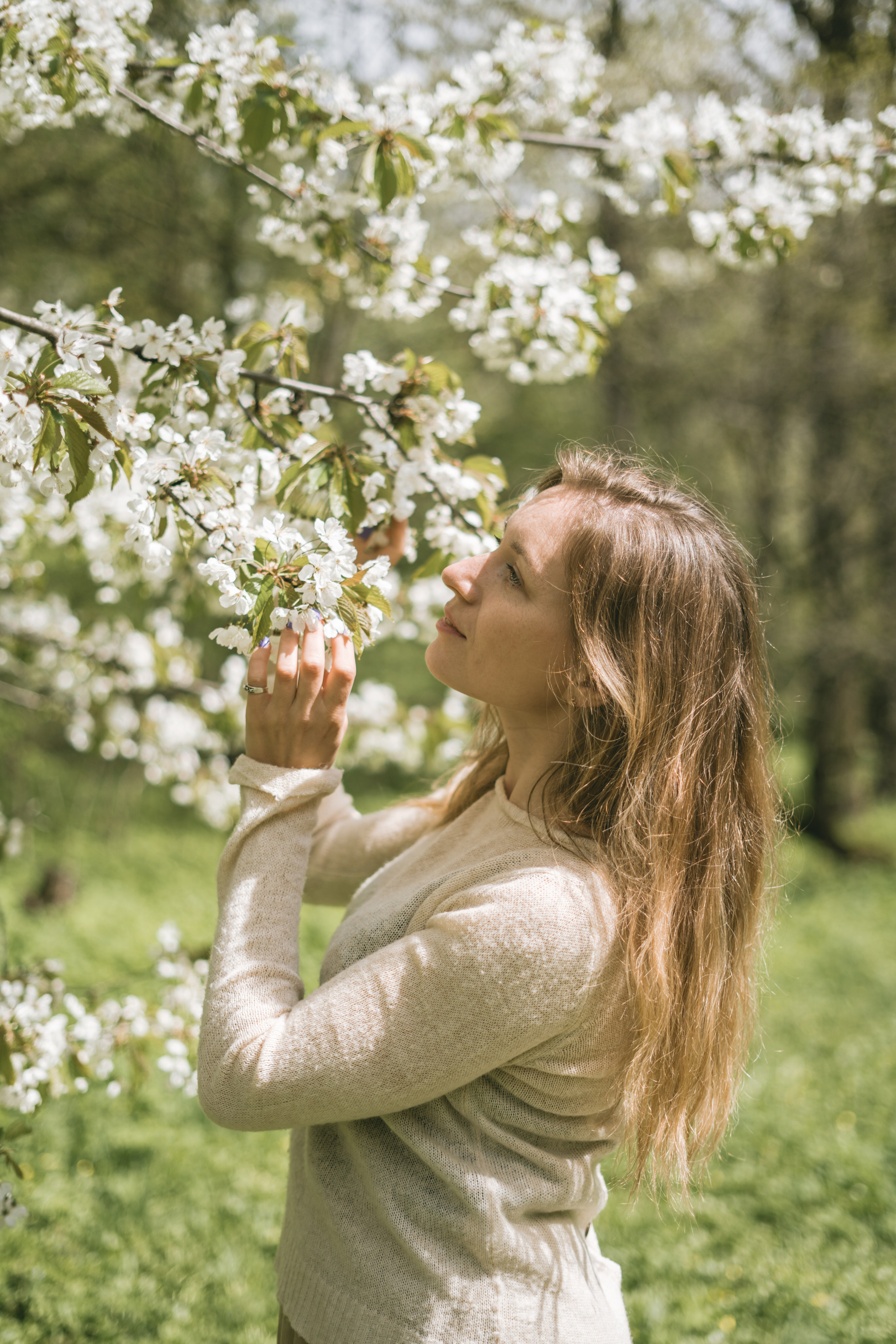 Фотосессии в цветении в парках Москвы. Семейный фотограф Ольга Мишустина в Самаре
