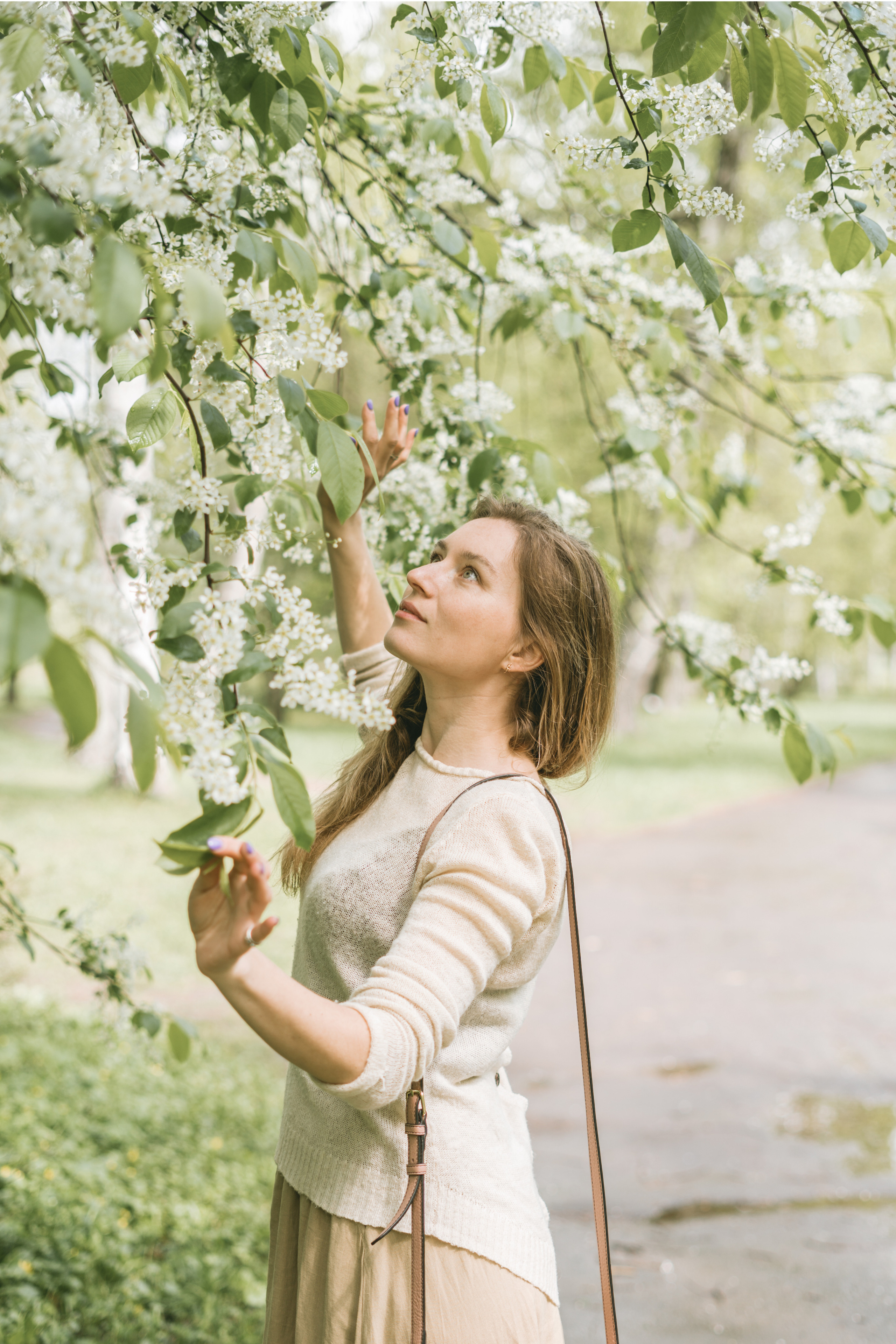 Фотосессии в цветении в парках Москвы. Семейный фотограф Ольга Мишустина в Самаре