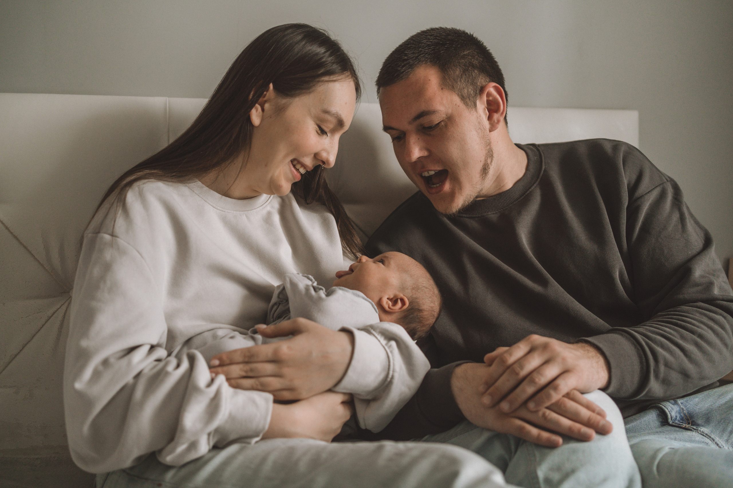 Фотосессия новорожденного малыша у вас дома. Семейный фотограф Ольга Мишустина в Самаре