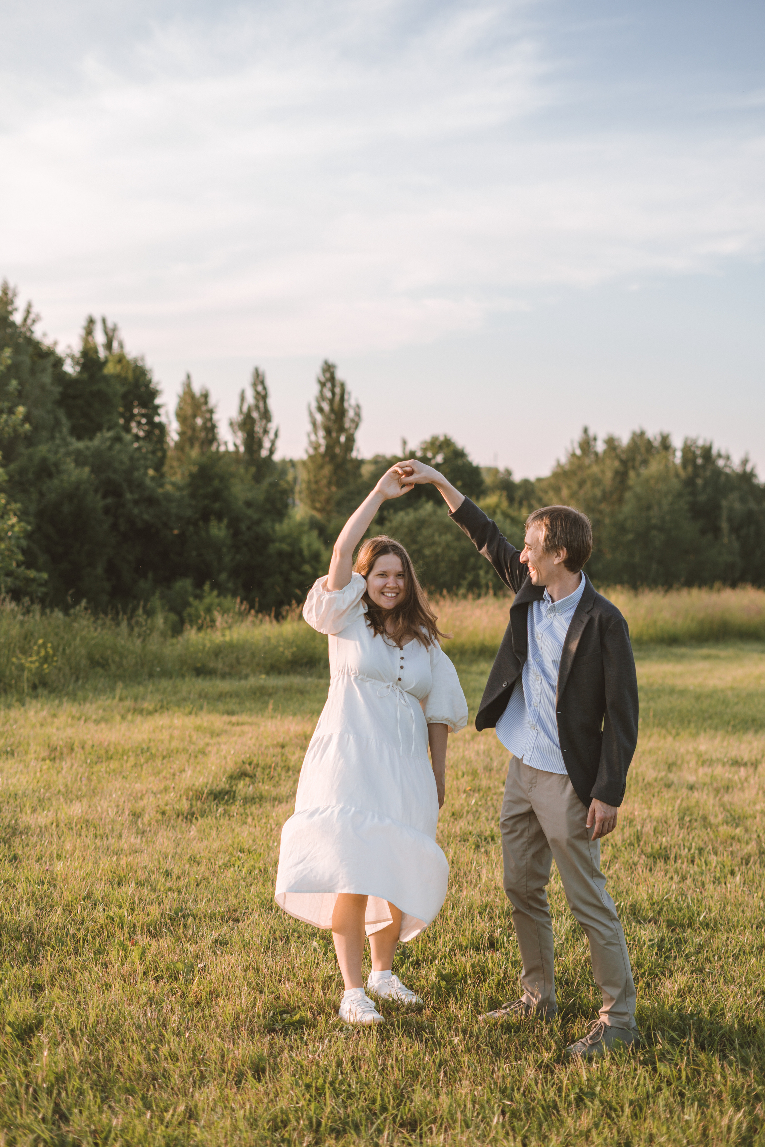 Фотосессия беременности для пары в Москве