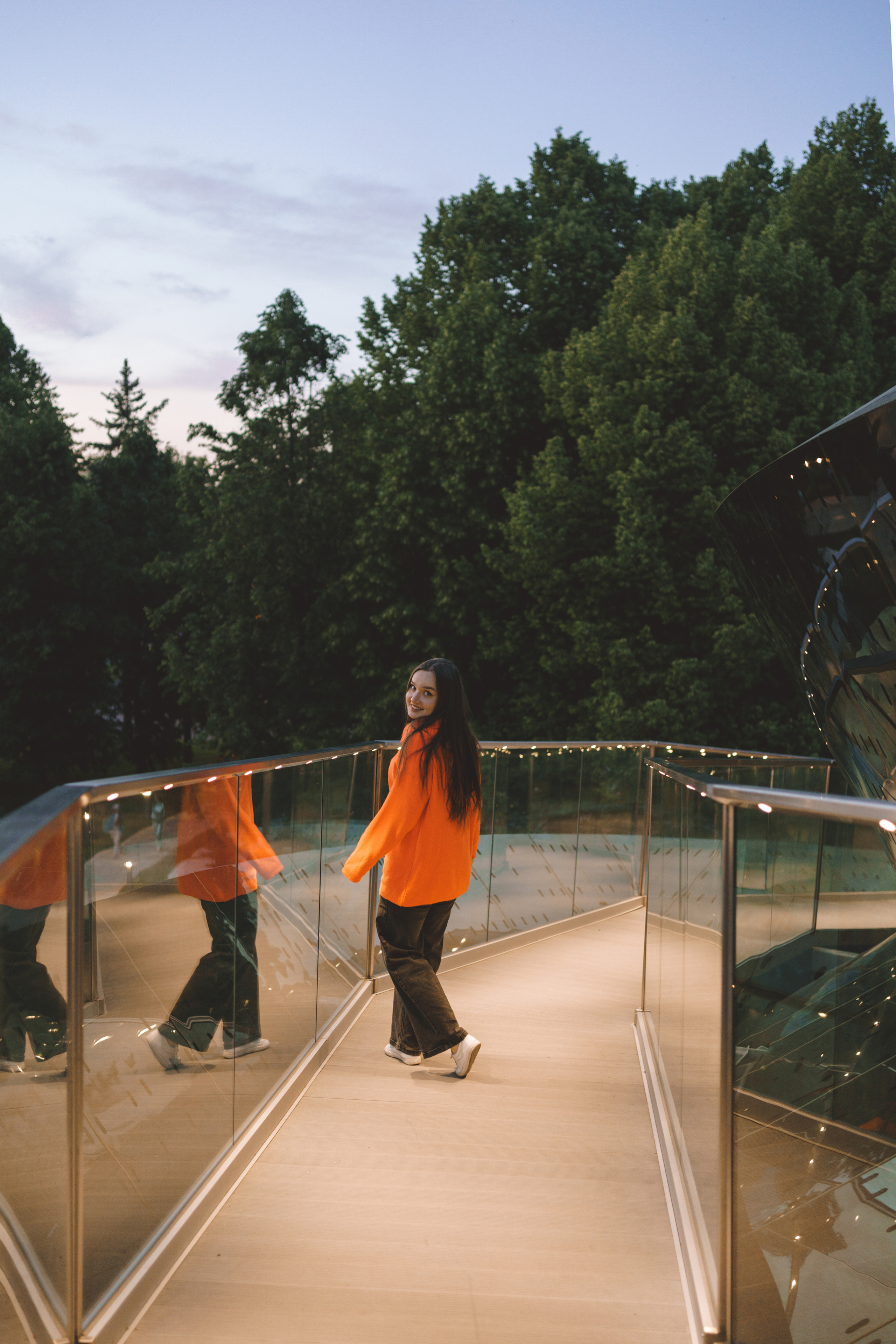 Фотосессия на прогулке для женщины в Москве