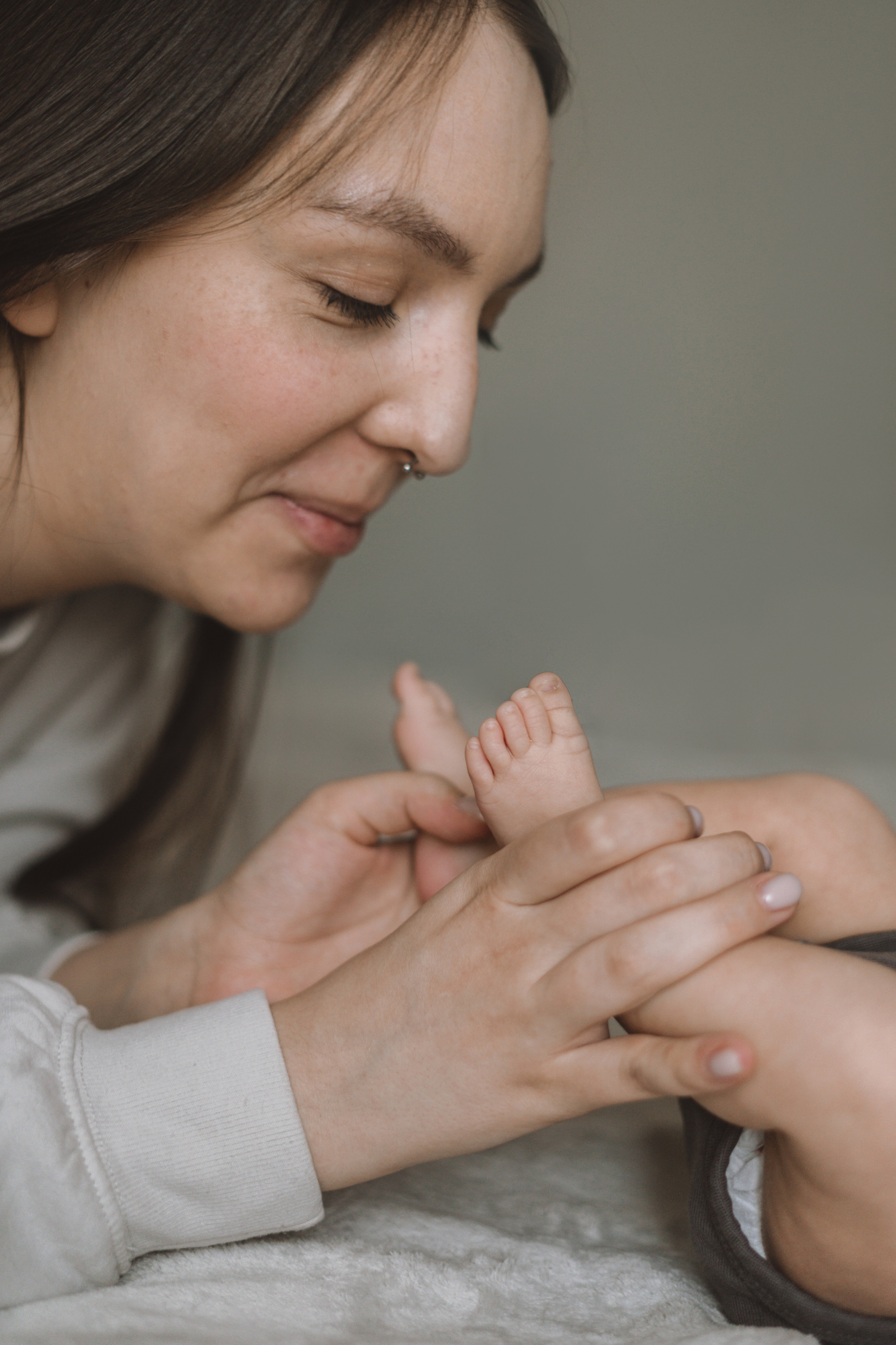 Фотосессия новорожденного малыша у вас дома. Семейный фотограф Ольга Мишустина в Самаре