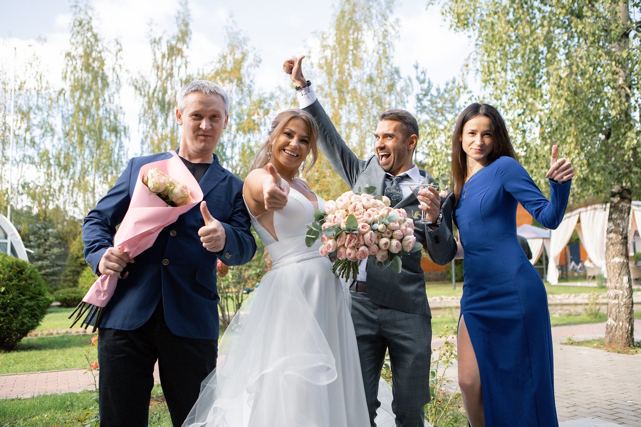 Свадьба с гостями. Свадебный и портретный фотограф Москва