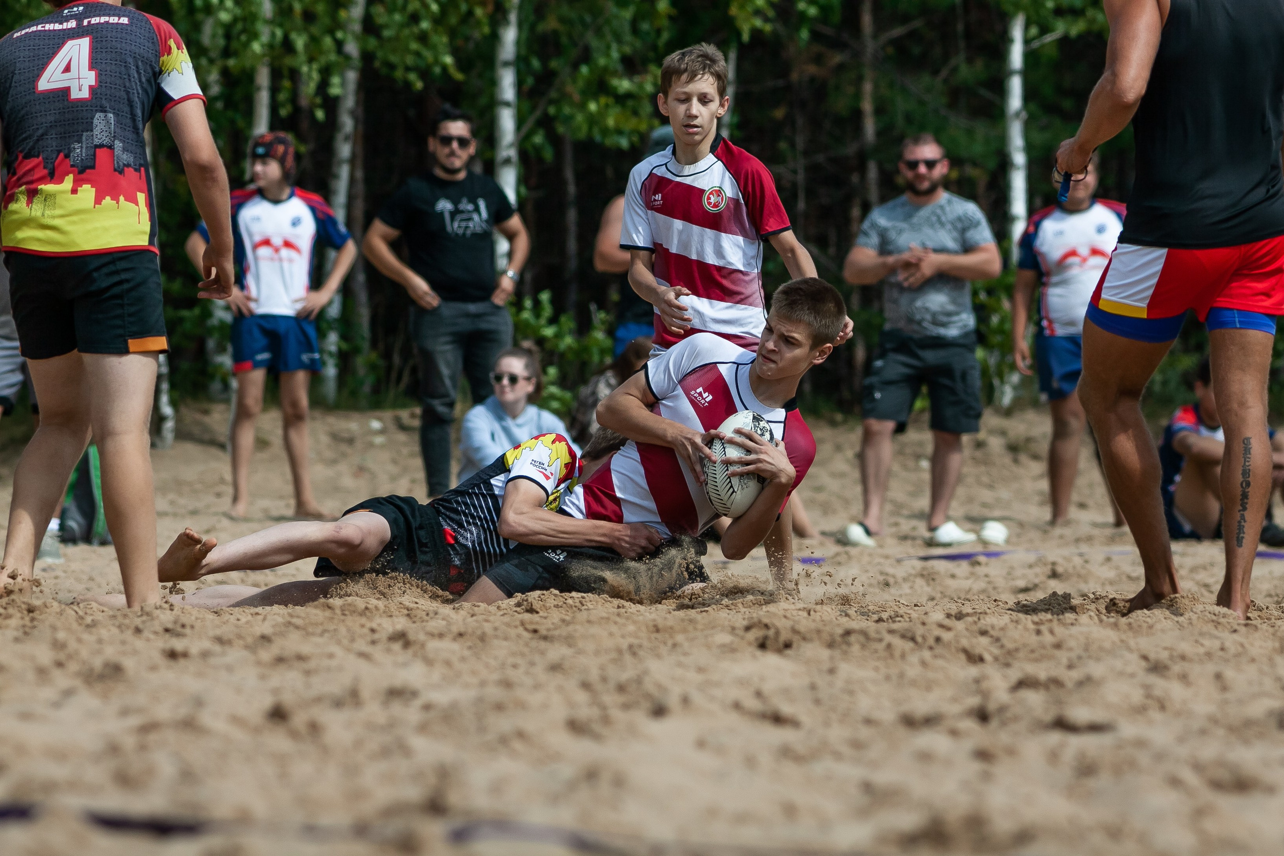 «Кубок «Молота» по пляжному Регби. Фотография
