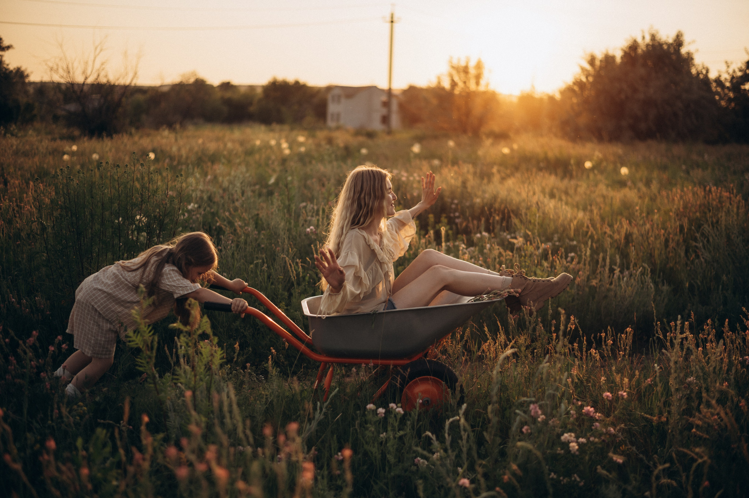 Летний вечер в деревне. Фотограф Мария Стрелкова