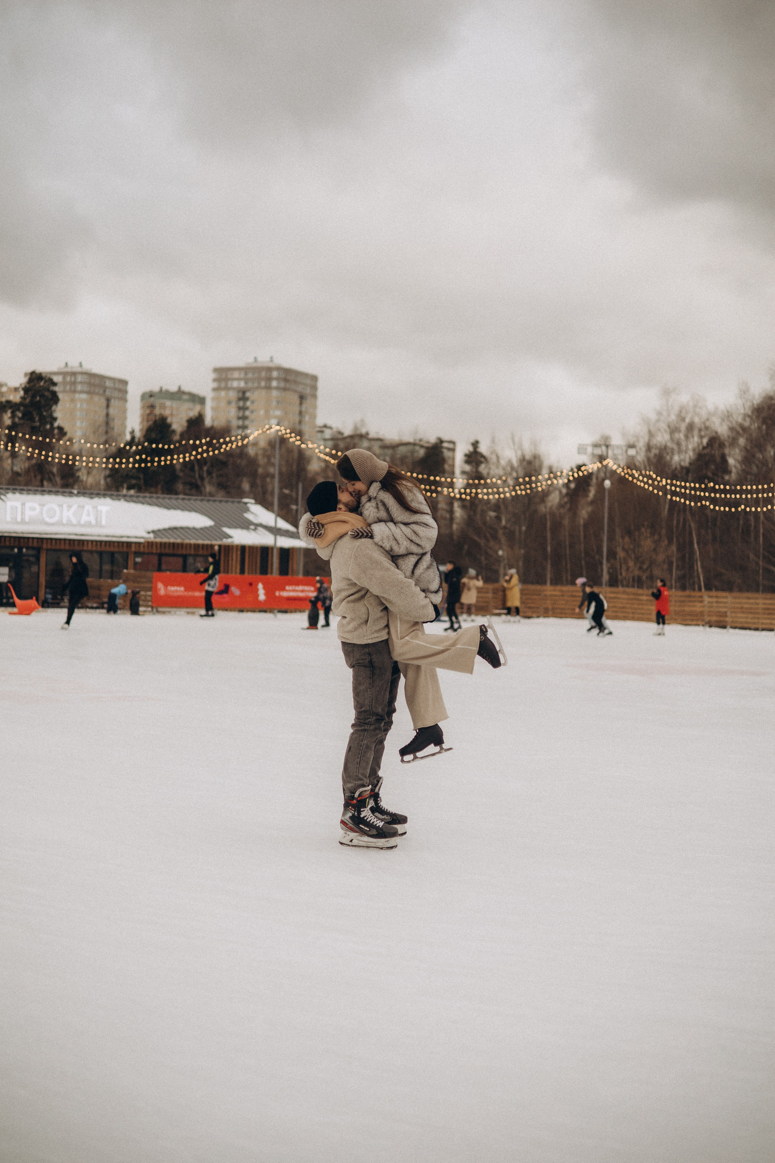 Любовь на льду. Семейный фотограф в Москве Аникина Наталья