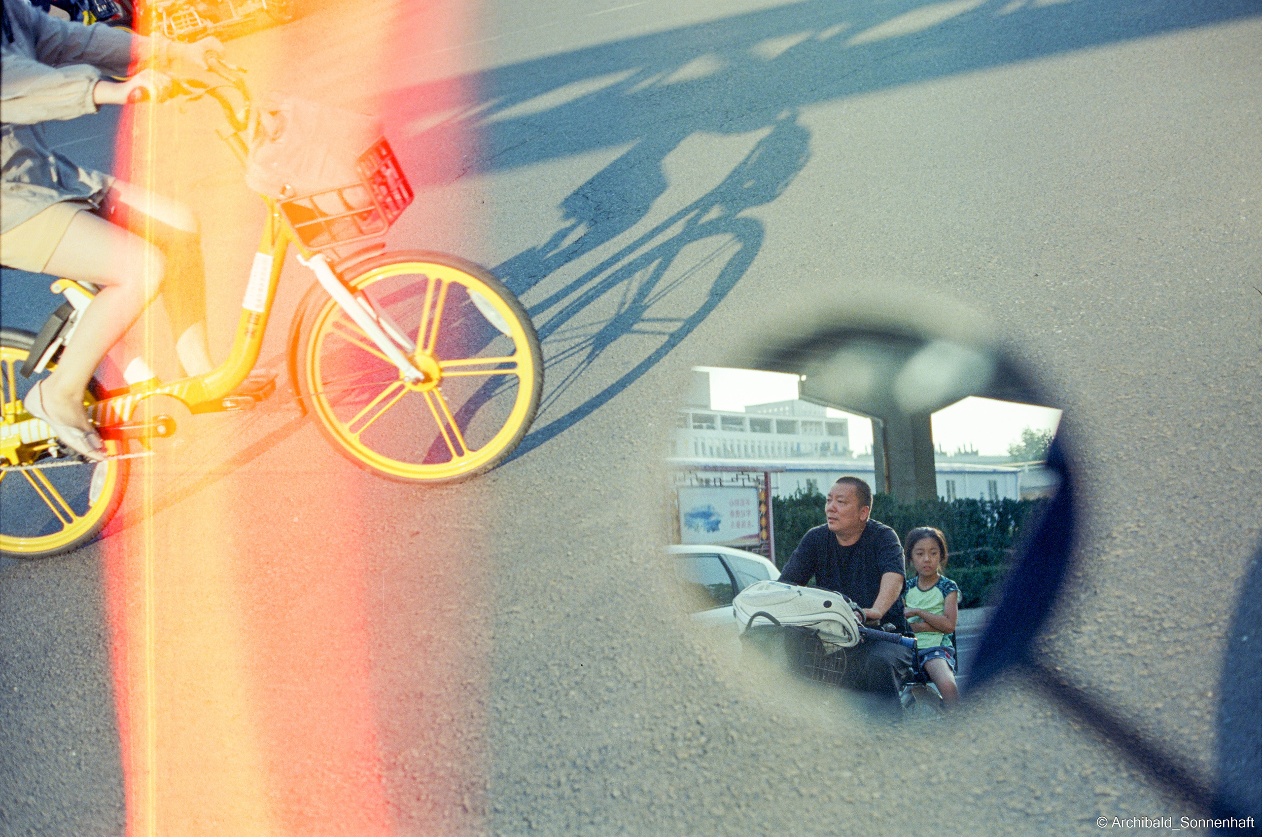 Yep, using film. Photographer in Guangzhou, China. Archibald Sonnenhaft