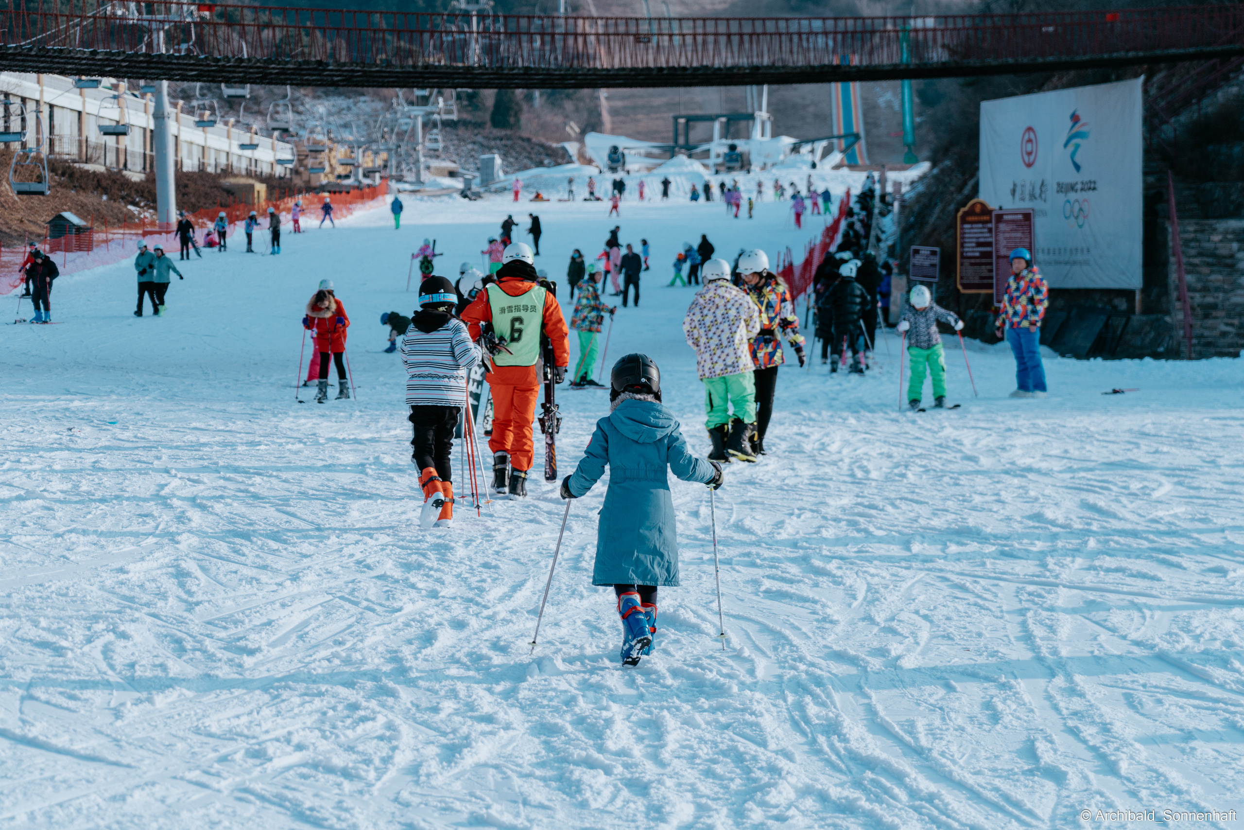 🇨🇳 滑雪在天津 (Ski in Tianjin), 2020.12. Photographer in Guangzhou, China. Archibald Sonnenhaft