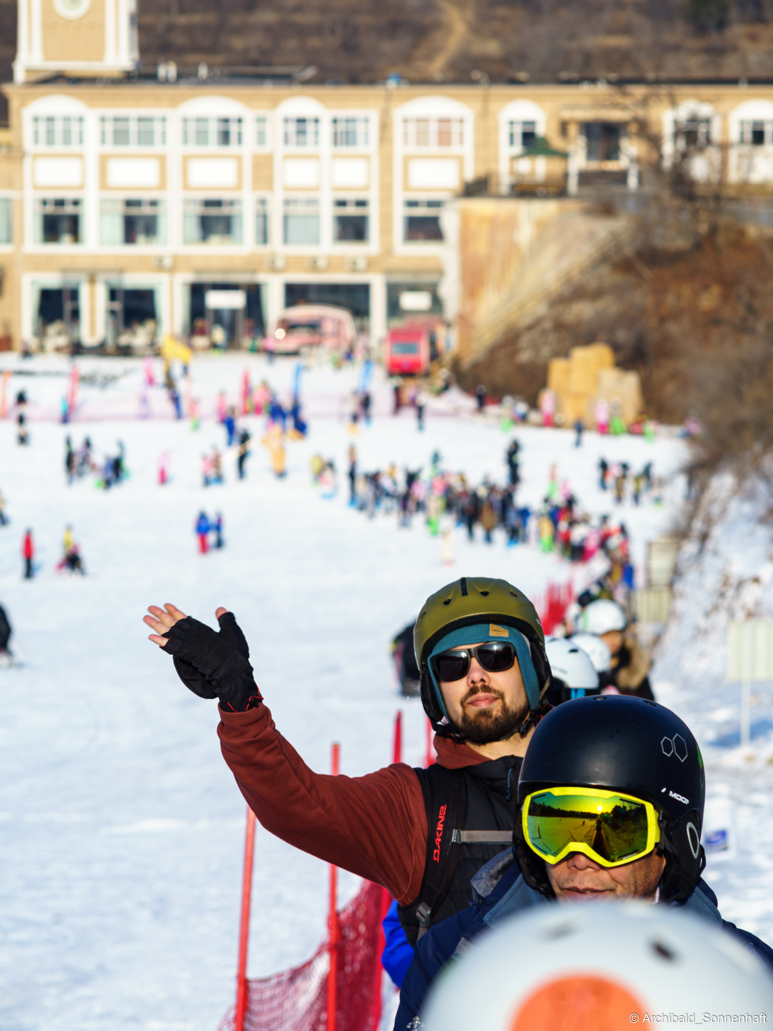 🇨🇳 滑雪在天津 (Ski in Tianjin), 2020.12. Photographer in Guangzhou, China. Archibald Sonnenhaft