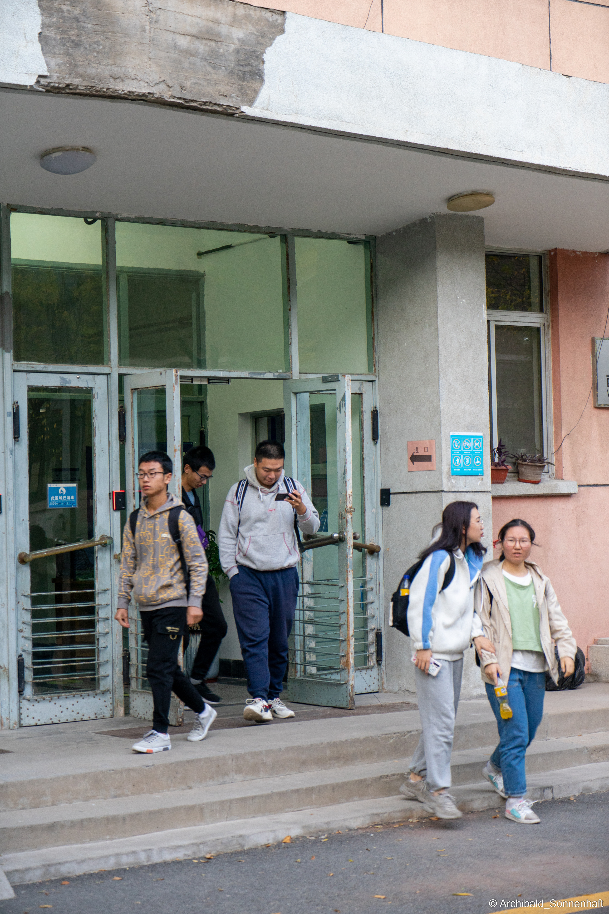 I study here!. Photographer in Guangzhou, China. Archibald Sonnenhaft