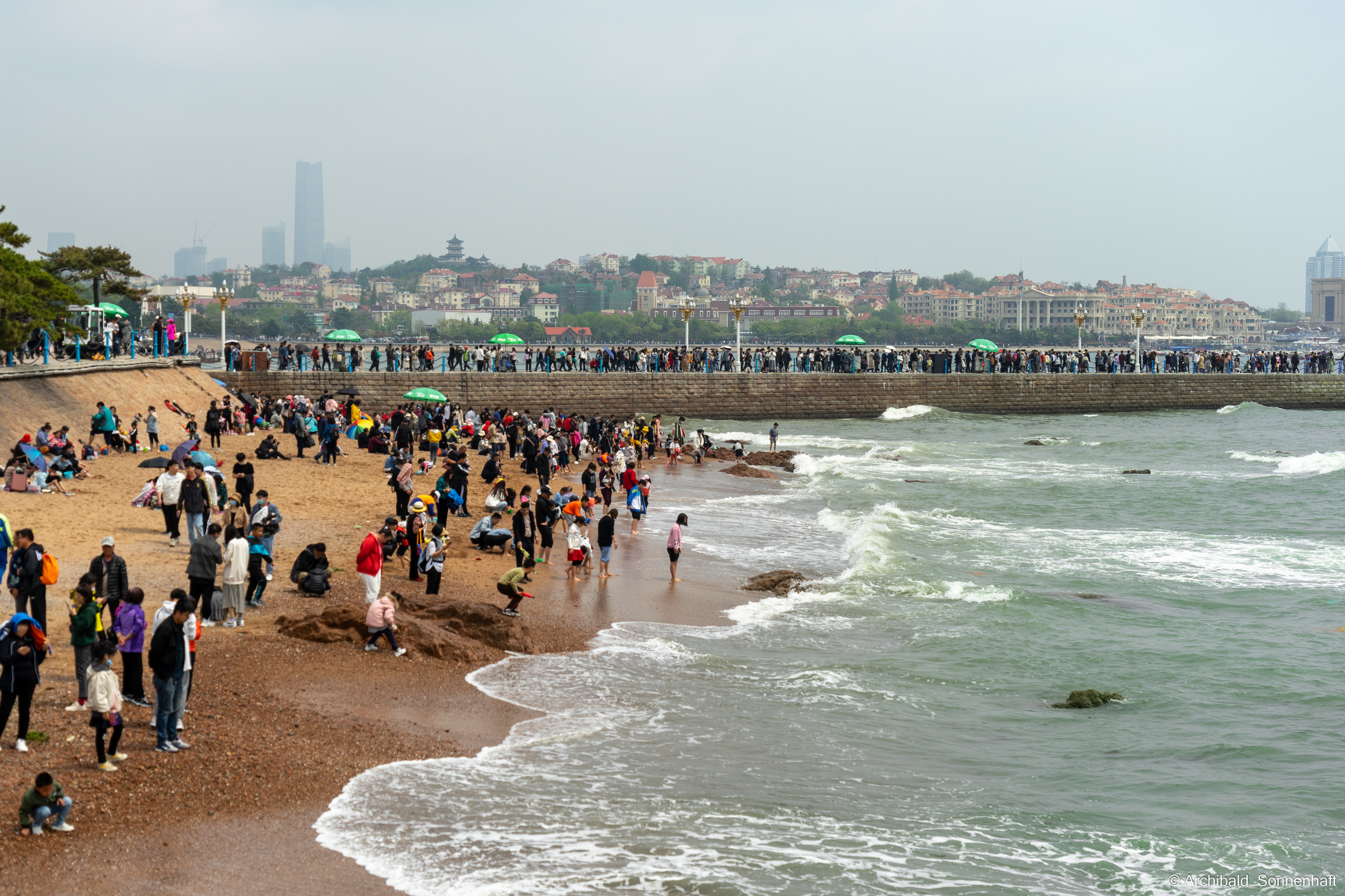 Qingdao or Qingtao — city of beer and european architecture. Photographer in Guangzhou, China. Archibald Sonnenhaft