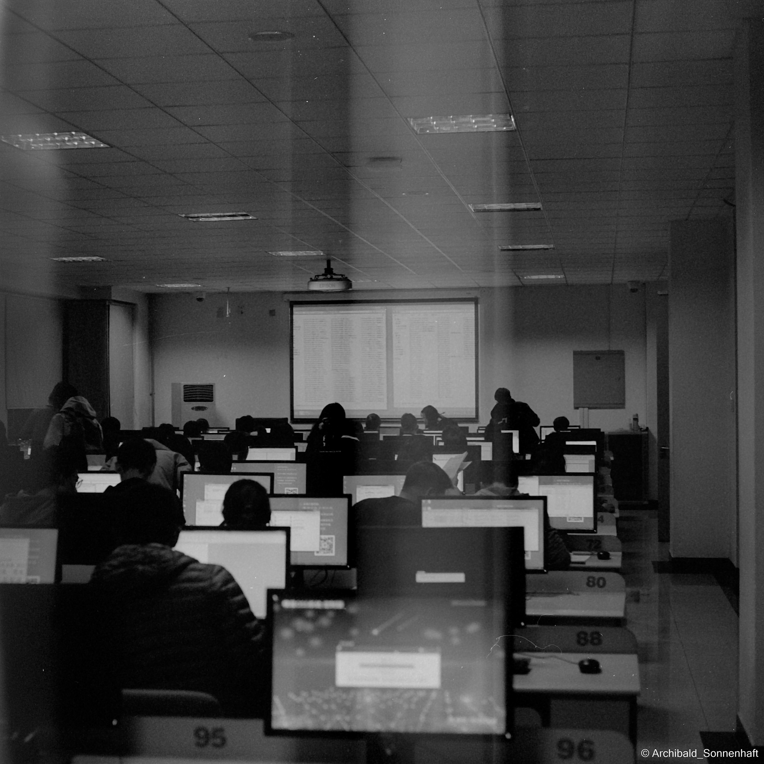 Yep, using film. Photographer in Guangzhou, China. Archibald Sonnenhaft