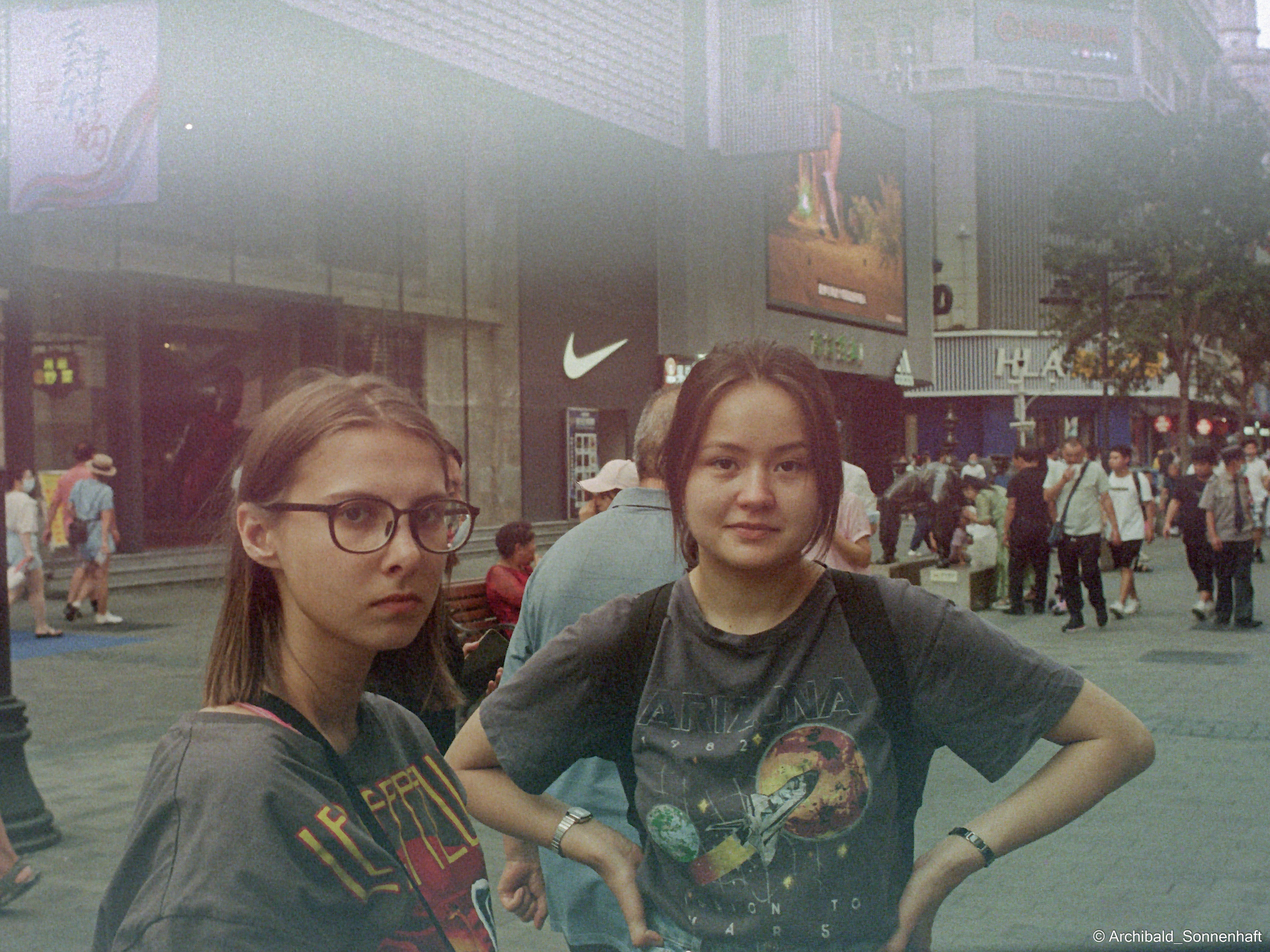 Yep, using film. Photographer in Guangzhou, China. Archibald Sonnenhaft