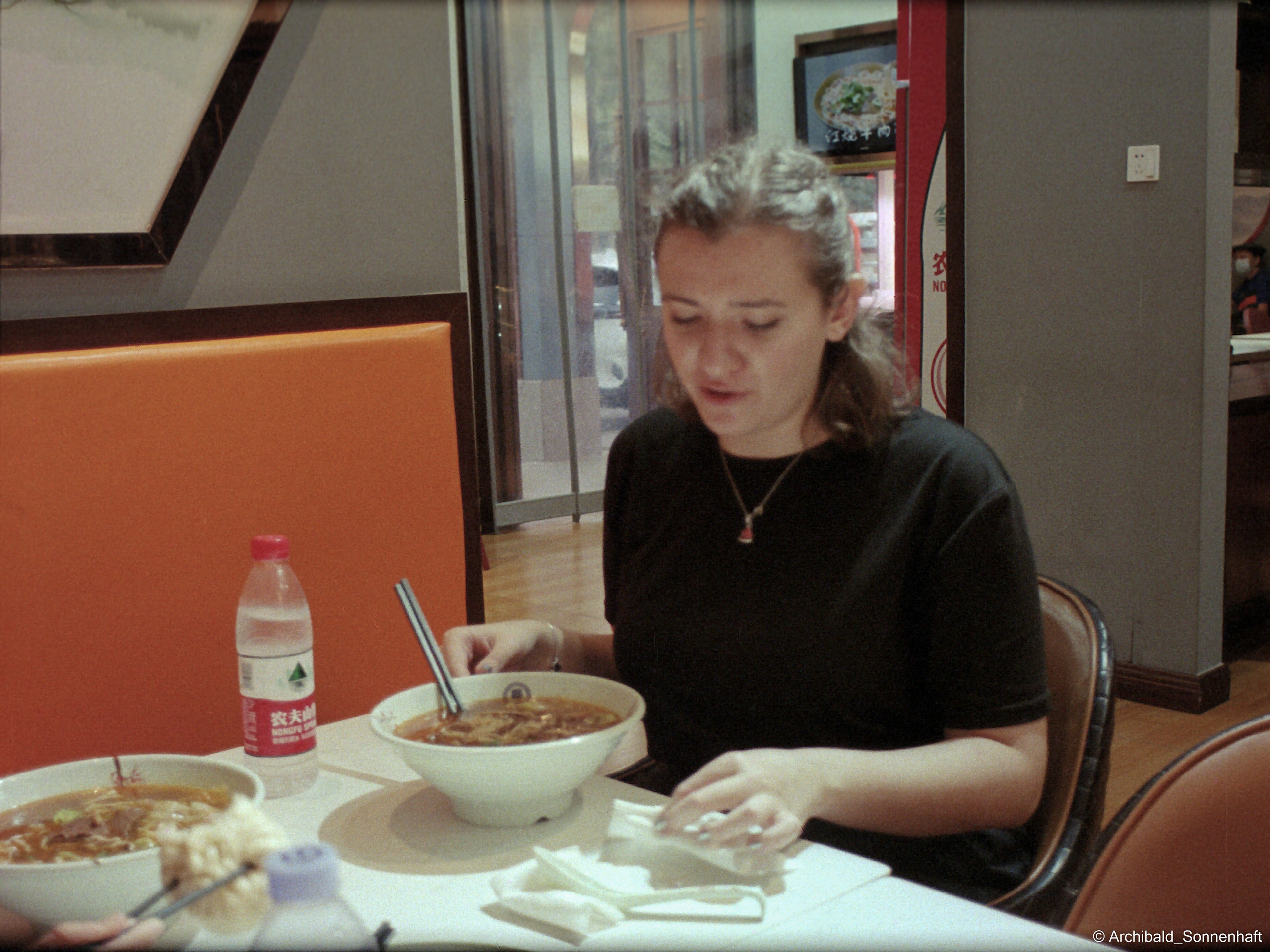 Yep, using film. Photographer in Guangzhou, China. Archibald Sonnenhaft