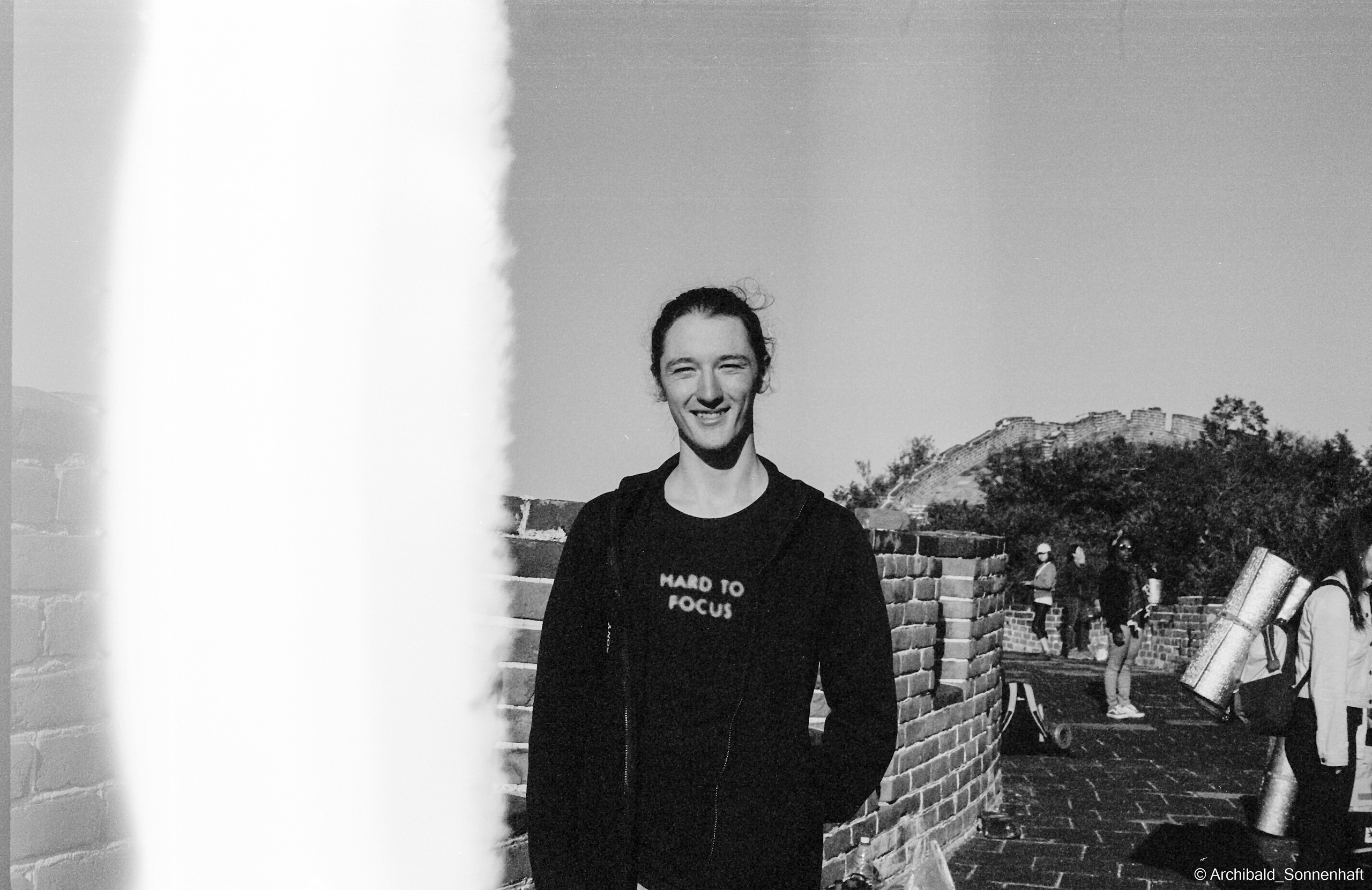 Yep, using film. Photographer in Guangzhou, China. Archibald Sonnenhaft