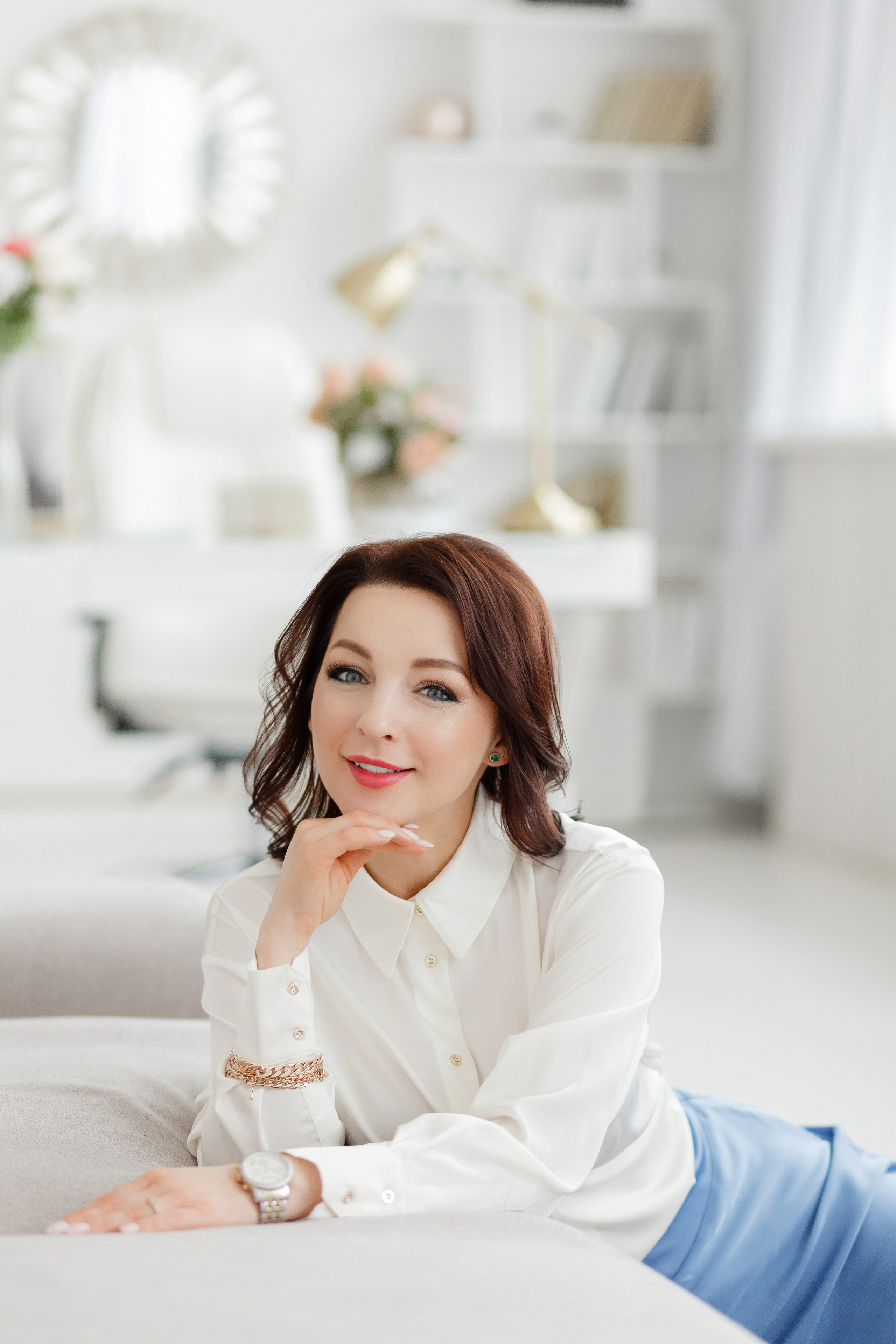 Имиджевая фотосессия для мастера перманентного макияжа. Фотограф Александра Сыщенко