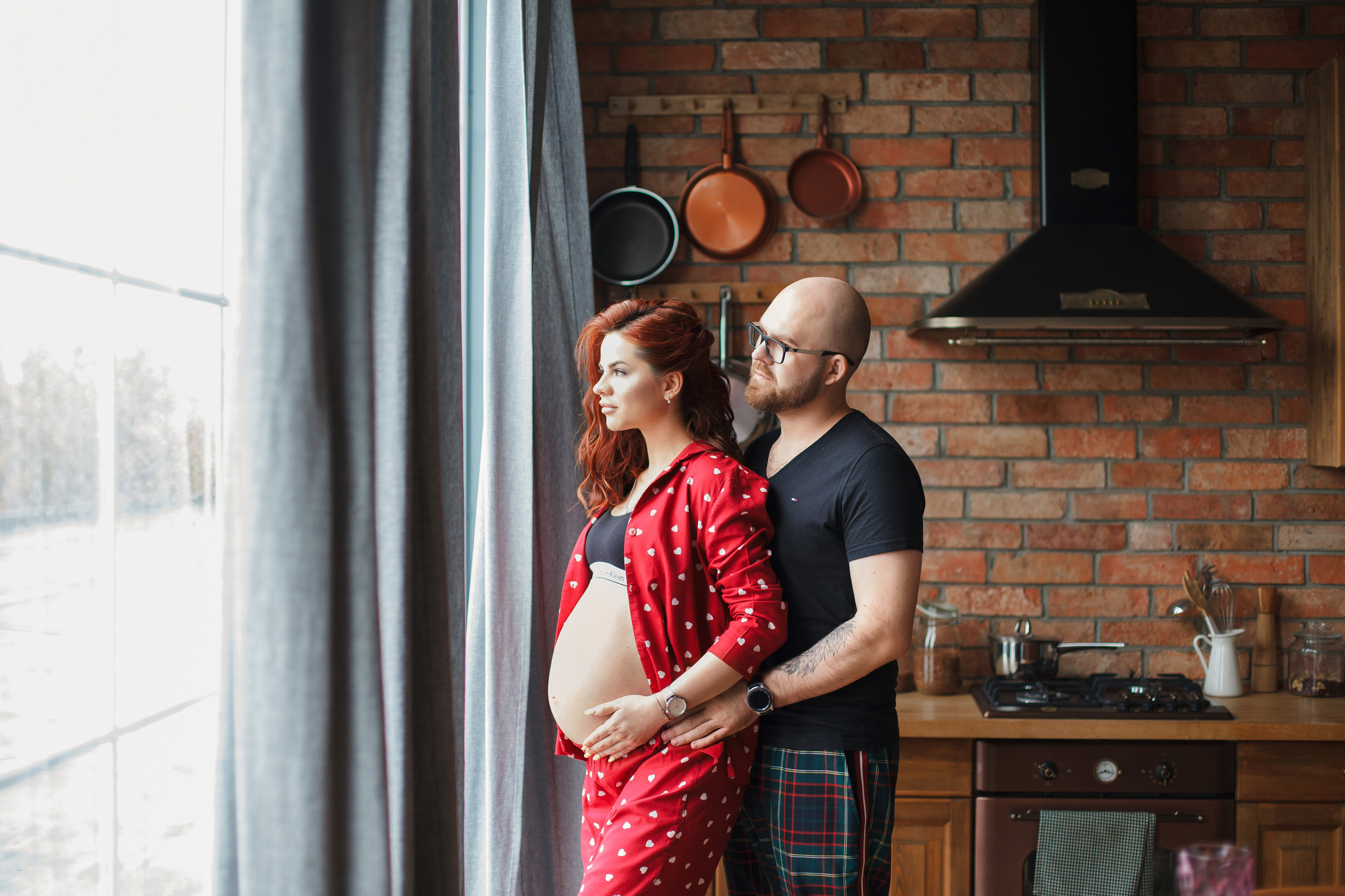 Фотосессия беременности в фотостудии Мимика. Фотограф Александра Сыщенко