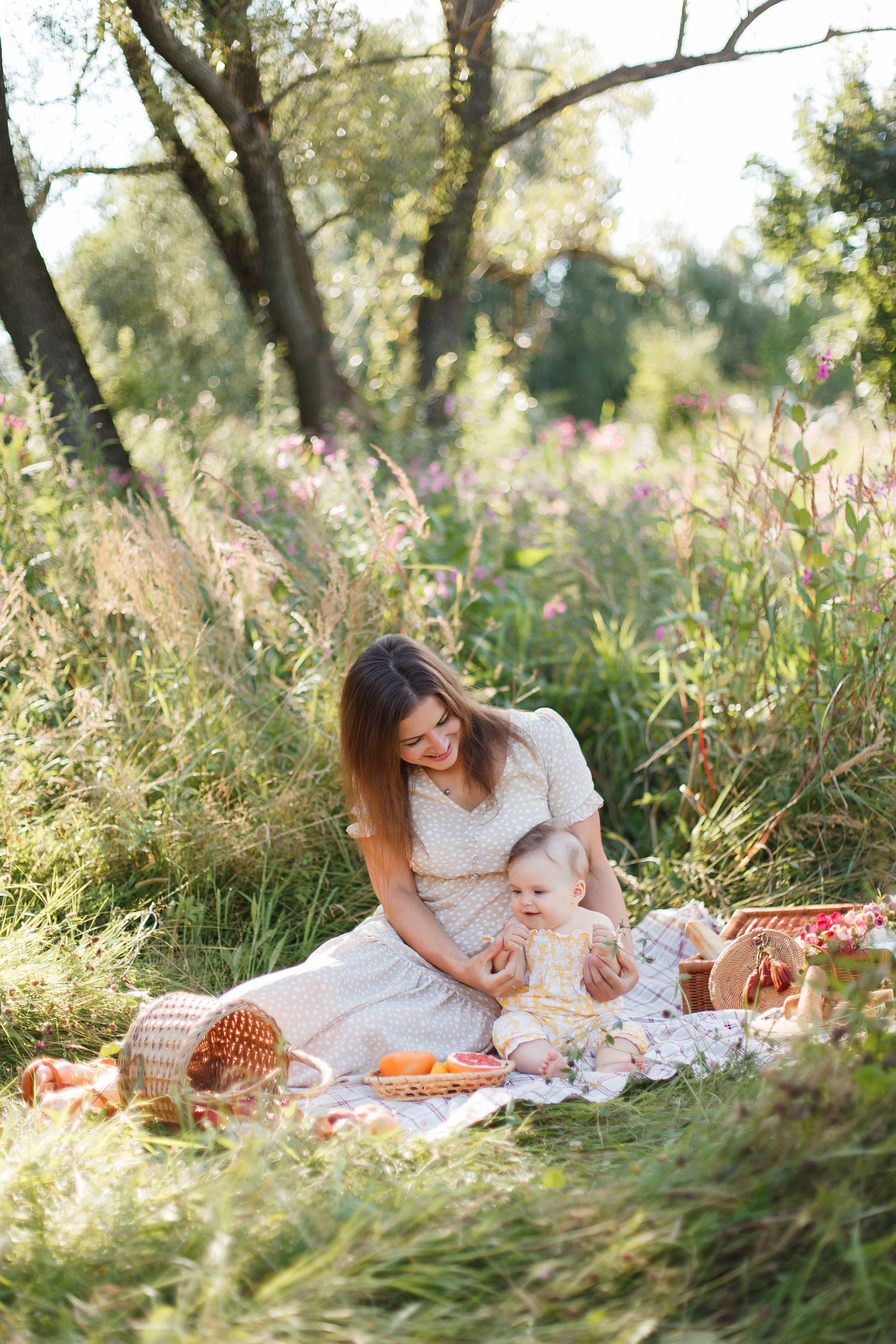 Летняя фотосессия с семьей около Пыхтинского пруда. Фотограф Александра Сыщенко