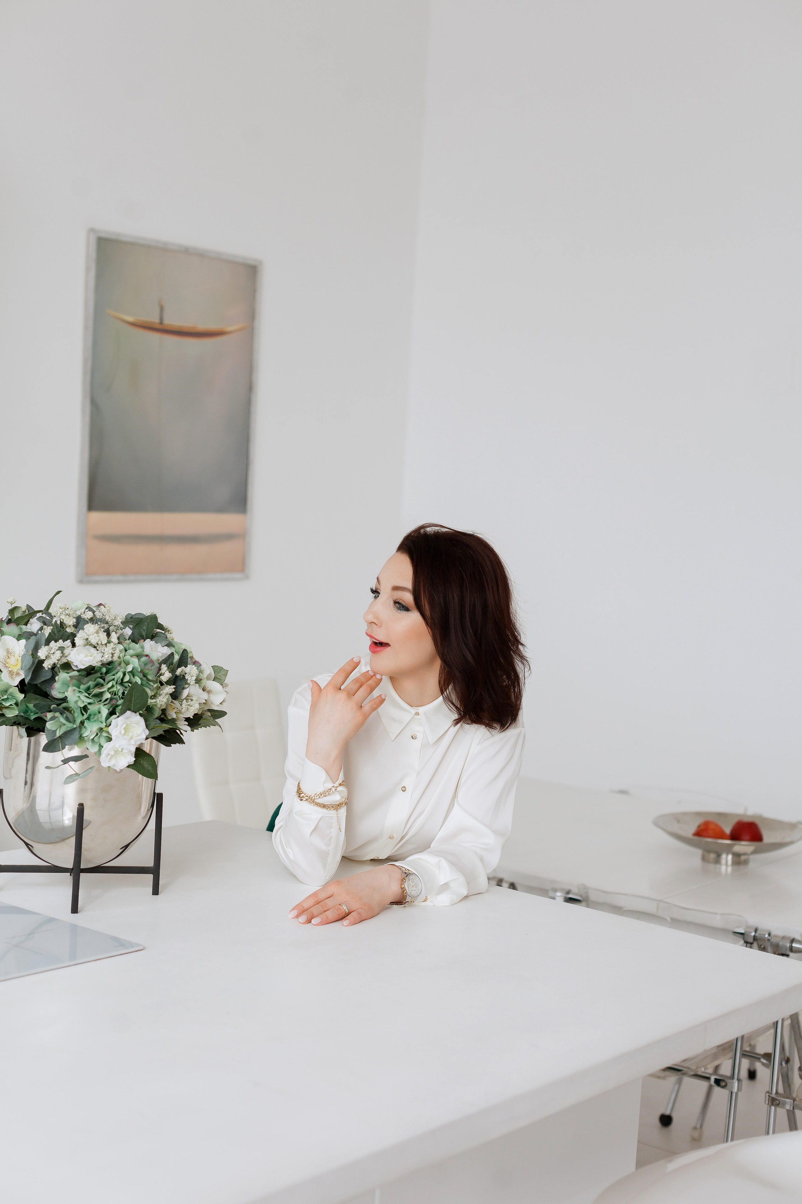 Имиджевая фотосессия для мастера перманентного макияжа. Фотограф Александра Сыщенко