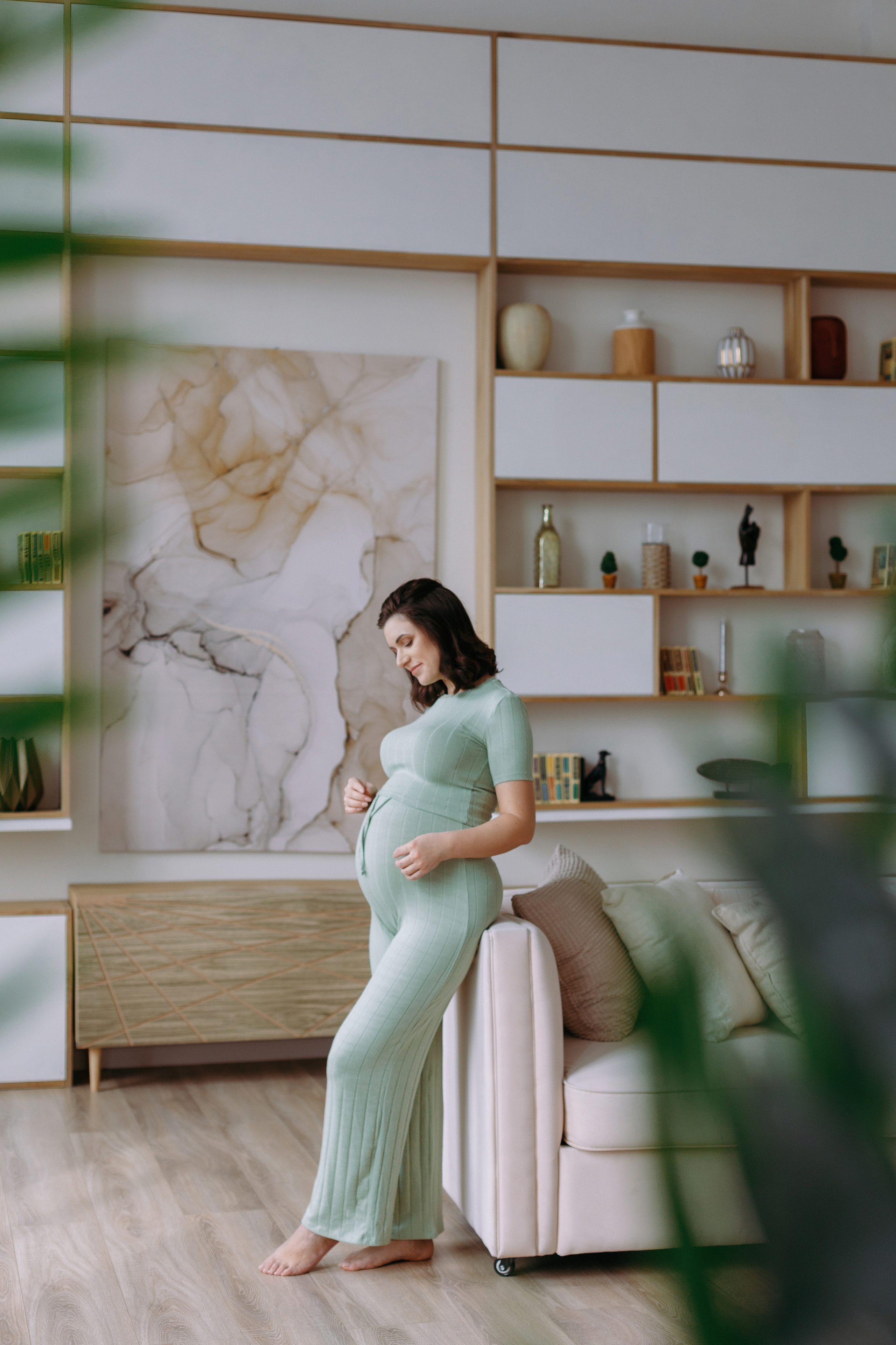 Фотосессия беременности в фотостудии Кросс. Фотограф Александра Сыщенко