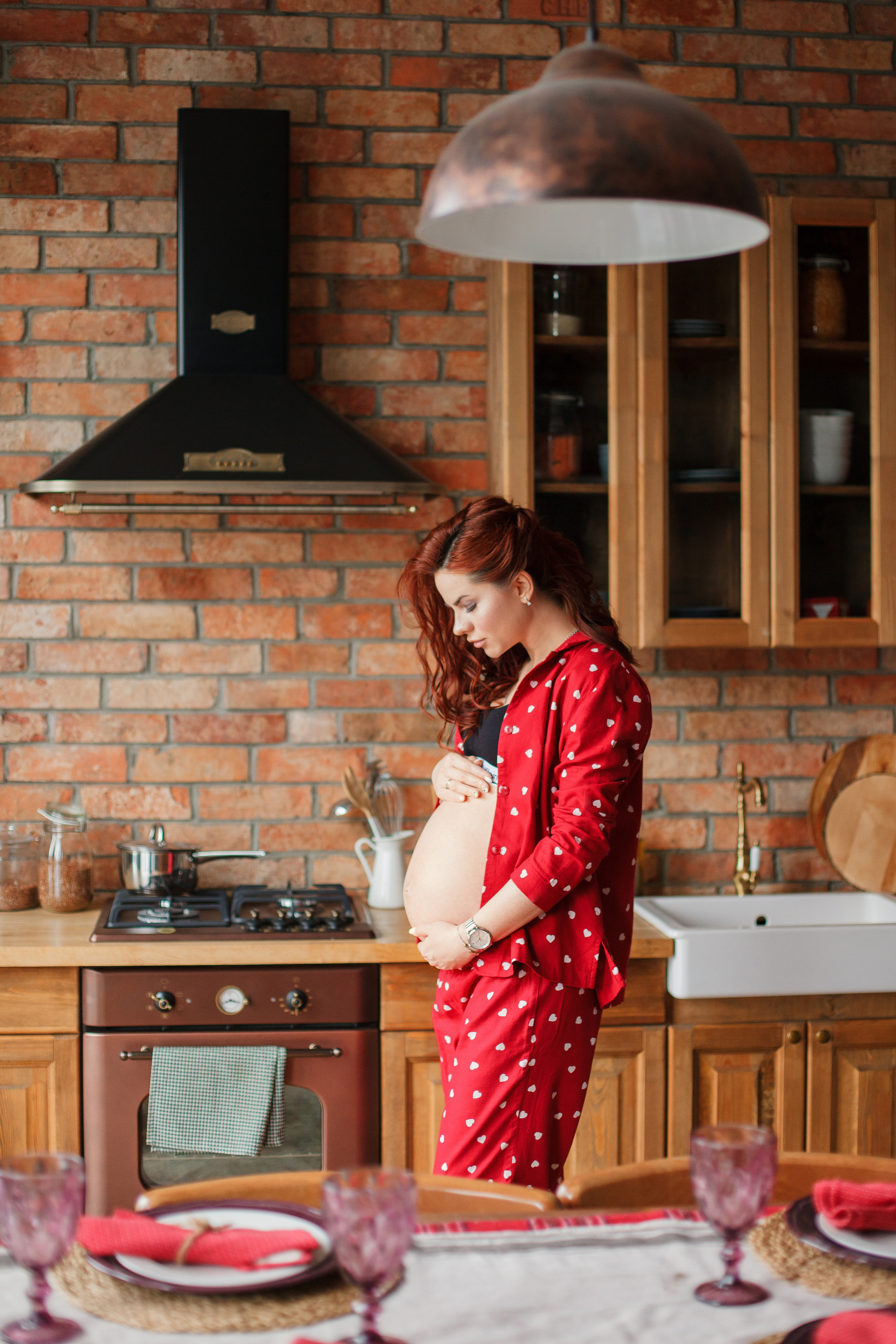 Фотосессия беременности в фотостудии Мимика. Фотограф Александра Сыщенко