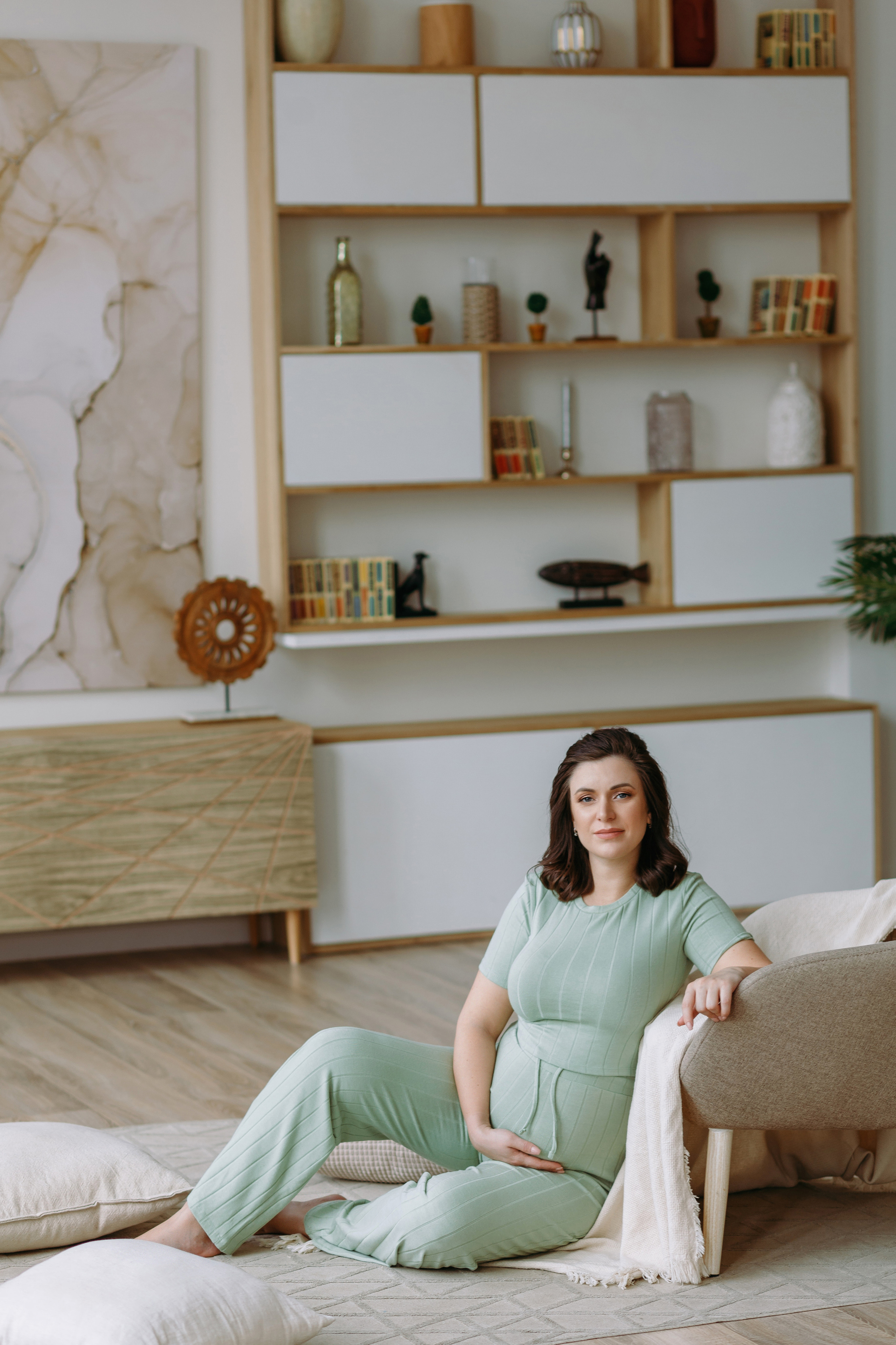 Фотосессия беременности в фотостудии Кросс. Фотограф Александра Сыщенко