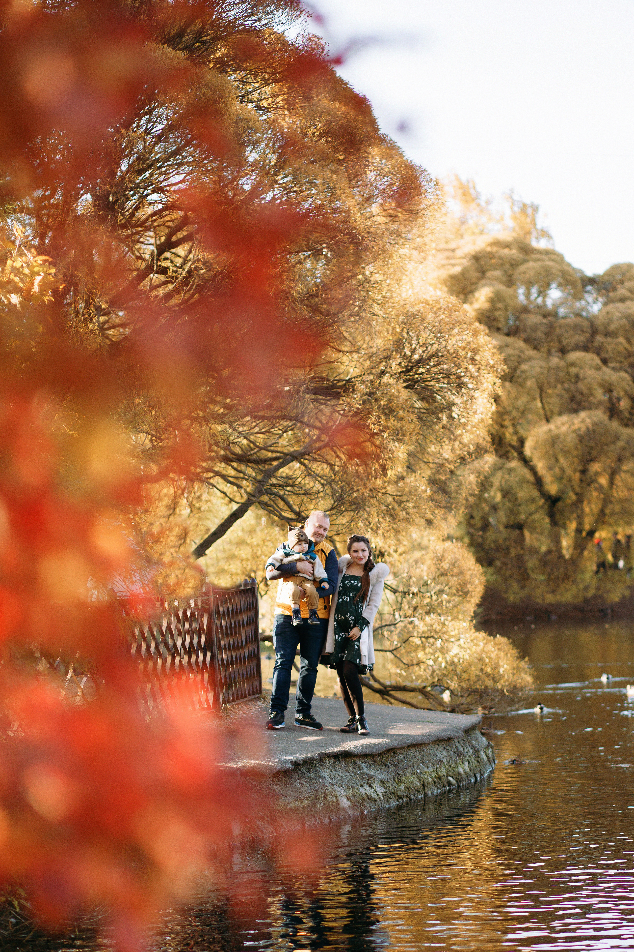 Осенняя семейная фотосессия в ботаническом саду имени Н. В. Цицина. Фотограф Александра Сыщенко