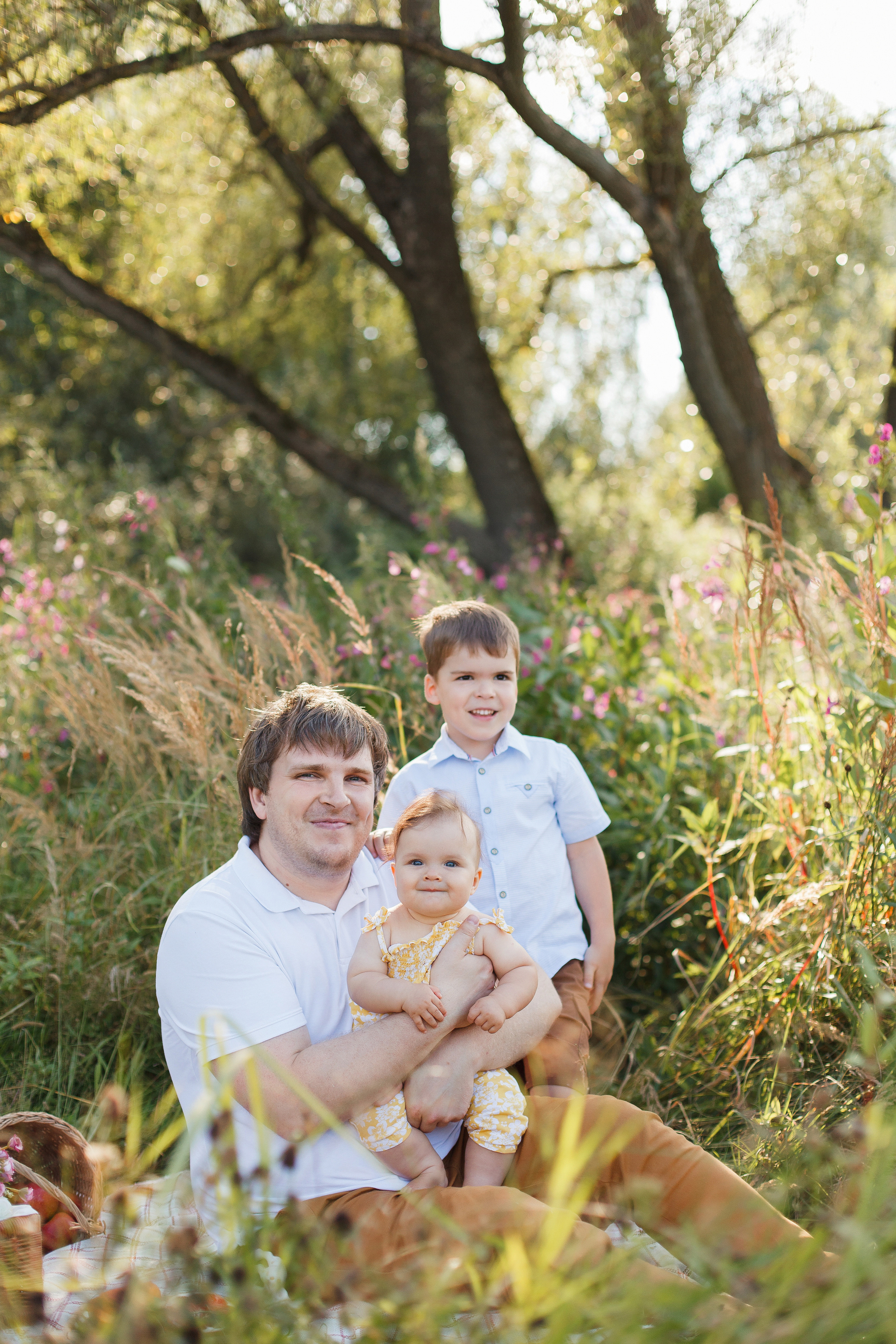 Летняя фотосессия с семьей около Пыхтинского пруда. Фотограф Александра Сыщенко