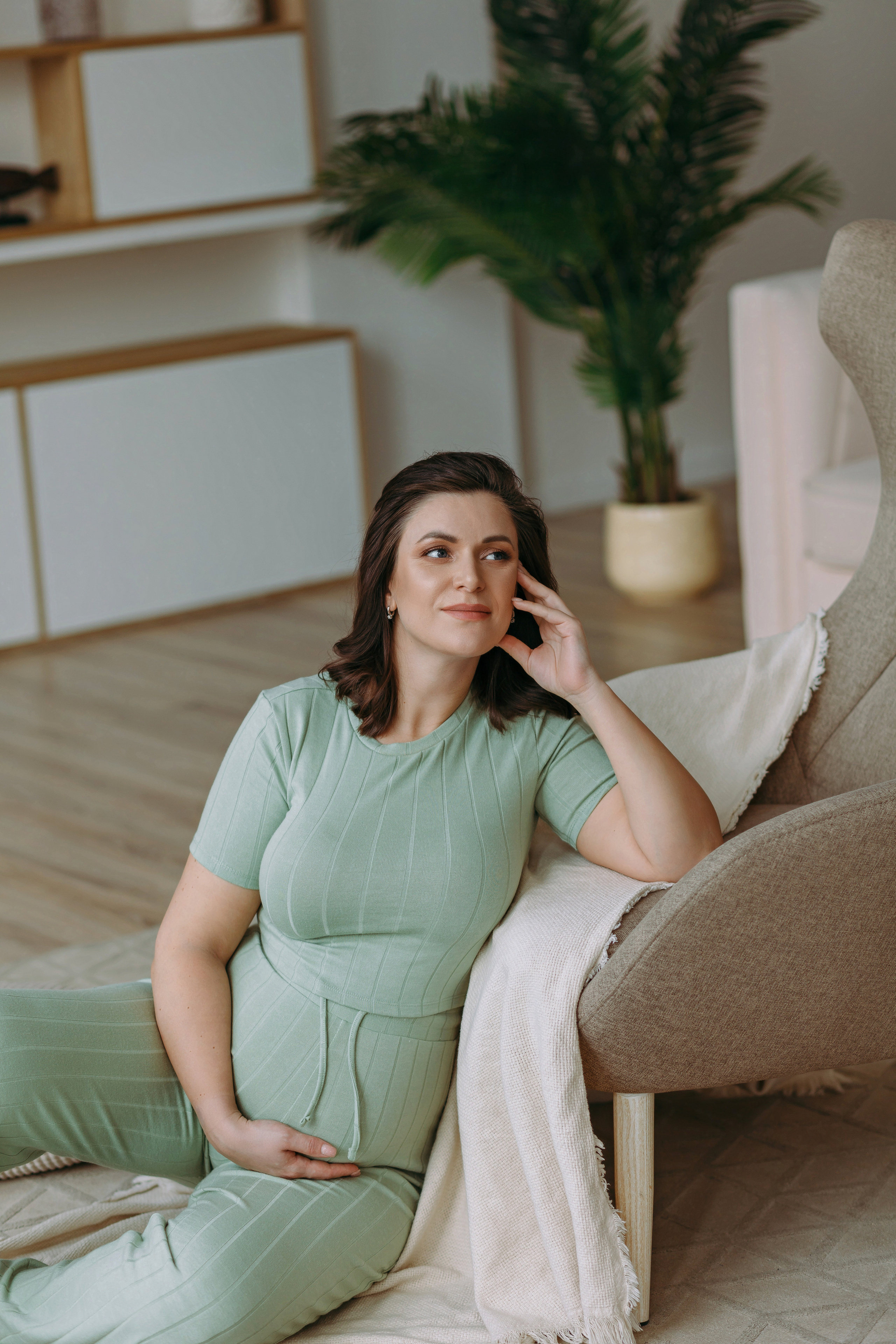 Фотосессия беременности в фотостудии Кросс. Фотограф Александра Сыщенко