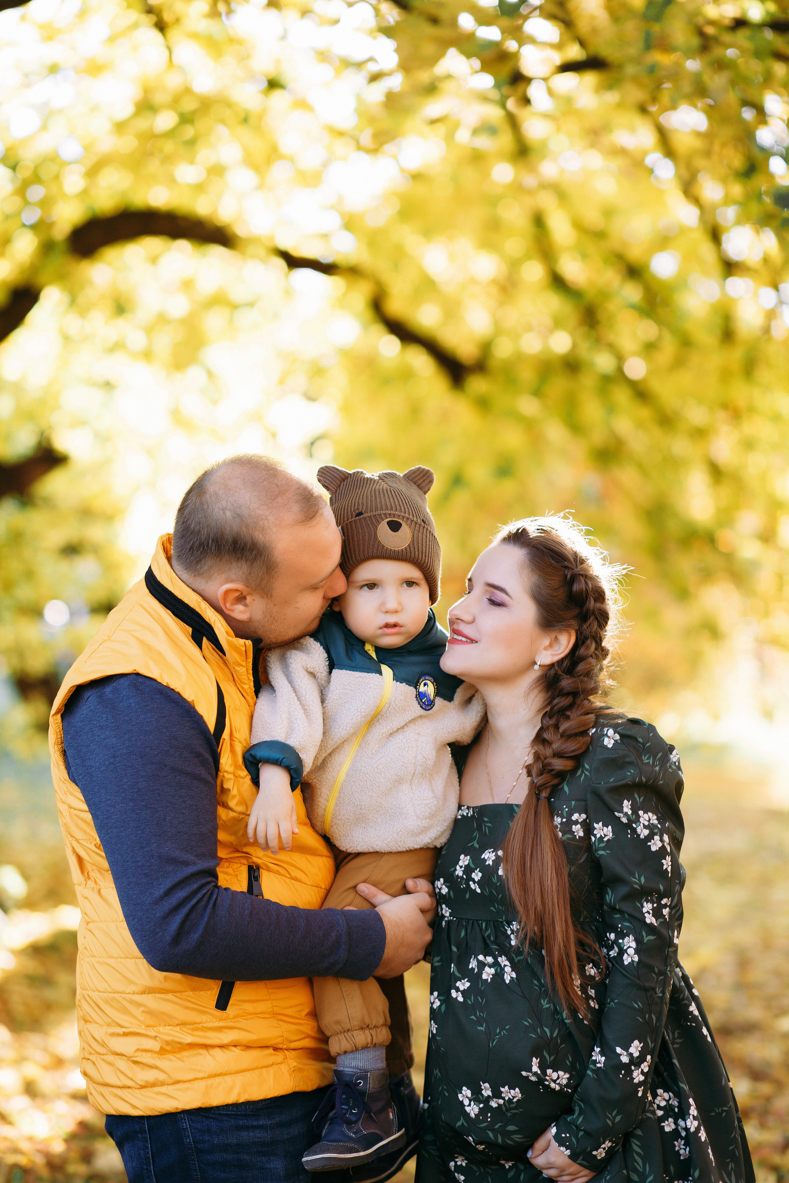 Осенняя семейная фотосессия в ботаническом саду имени Н. В. Цицина. Фотограф Александра Сыщенко