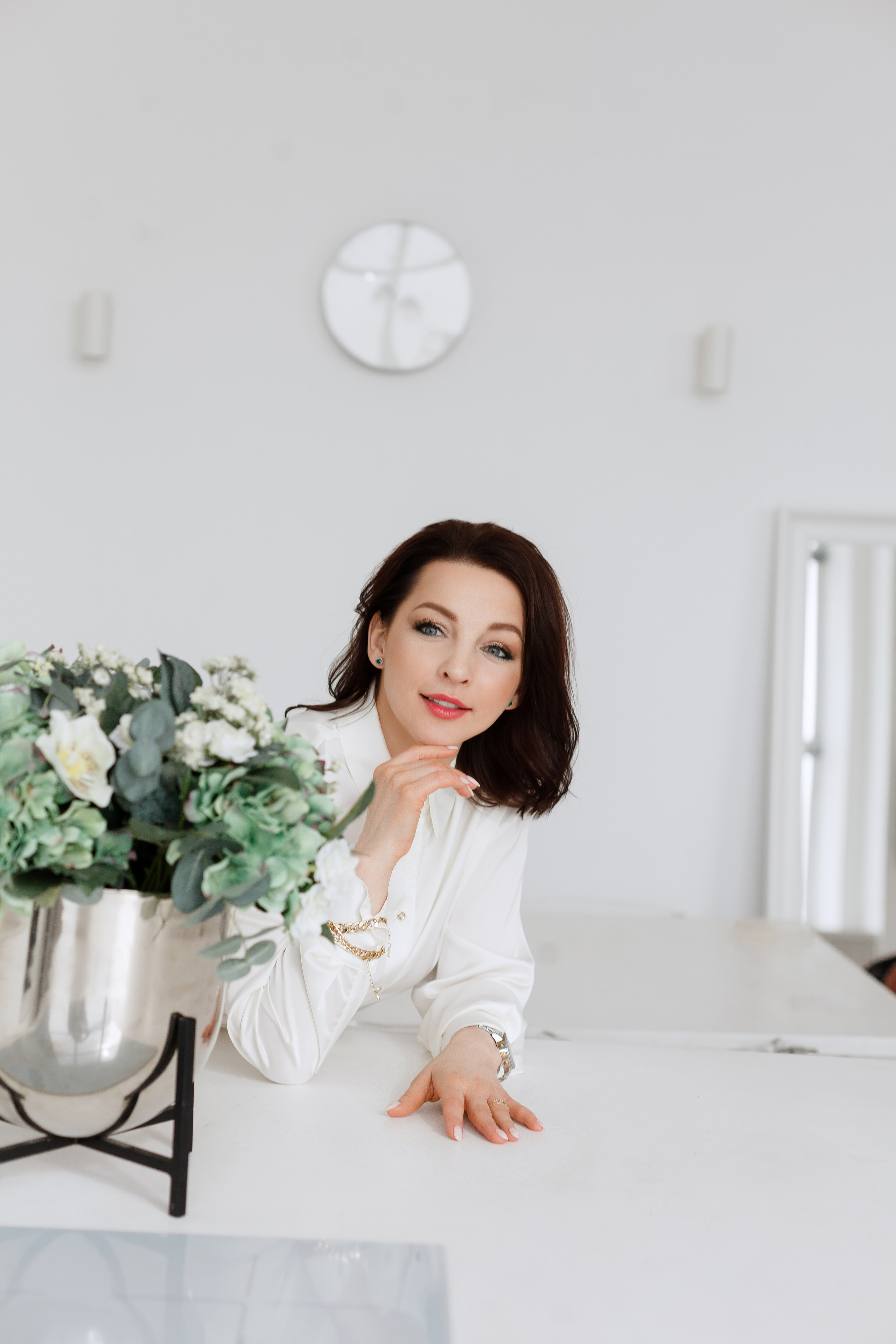 Имиджевая фотосессия для мастера перманентного макияжа. Фотограф Александра Сыщенко