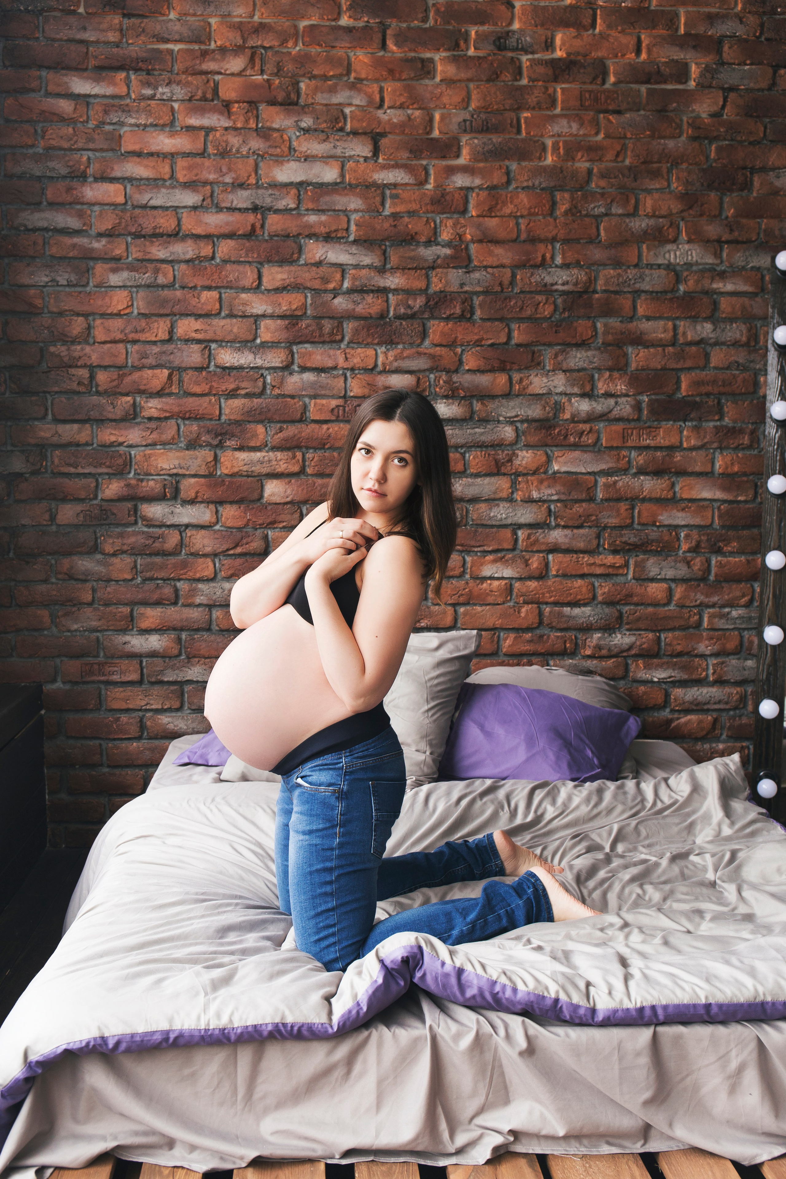 Съемка беременности в студии. Фотограф новорожденных и детский в Сергиевом Посаде Кругликова Юлия