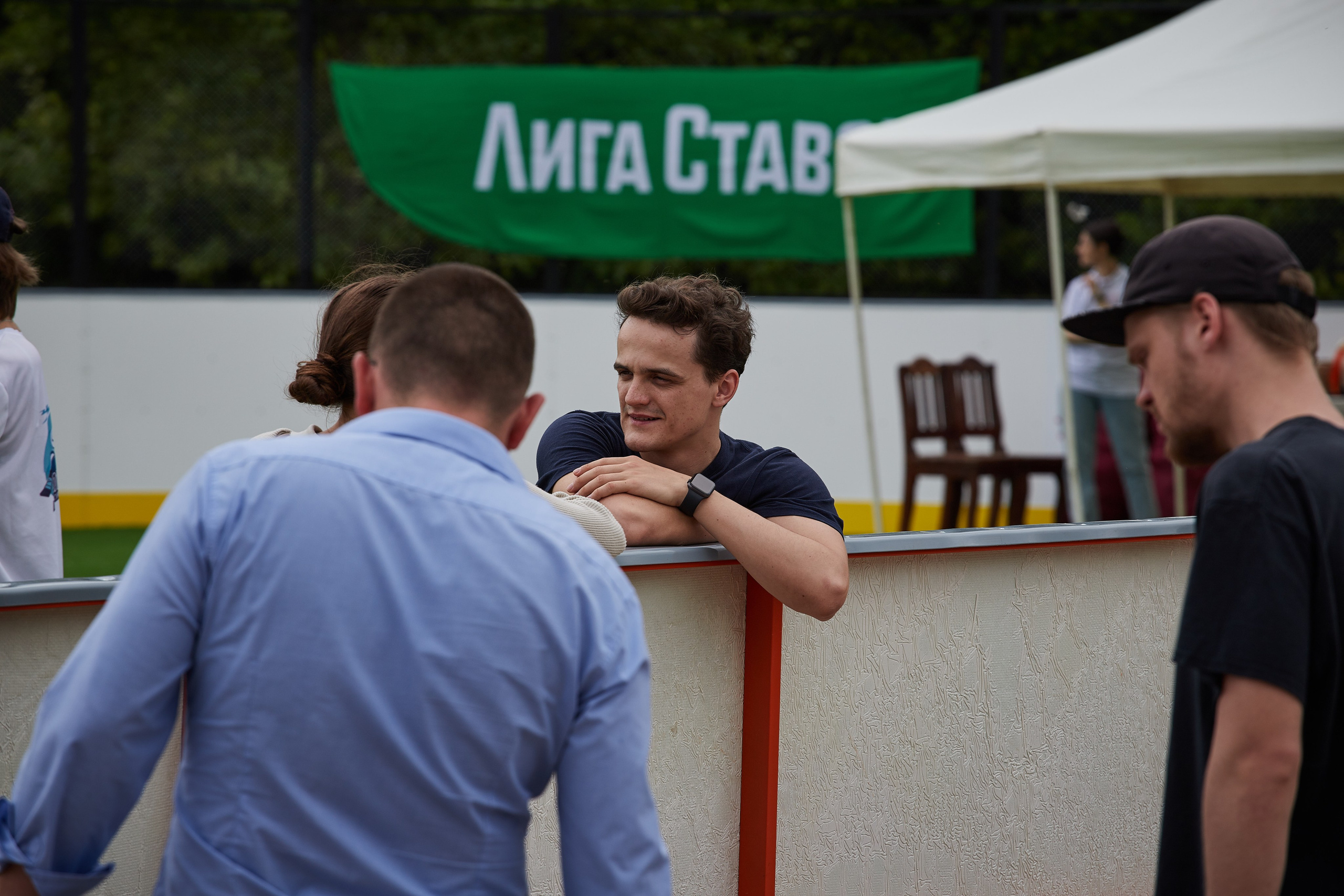 Открытие хоккейной площадки с Федором Конюховым. Репортажный Фотограф