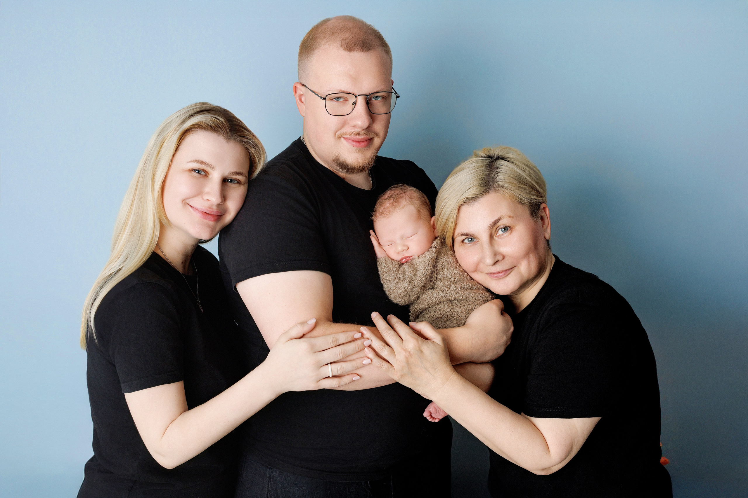 Иван 11 дней. Фотограф новорождённых Newborn Москва