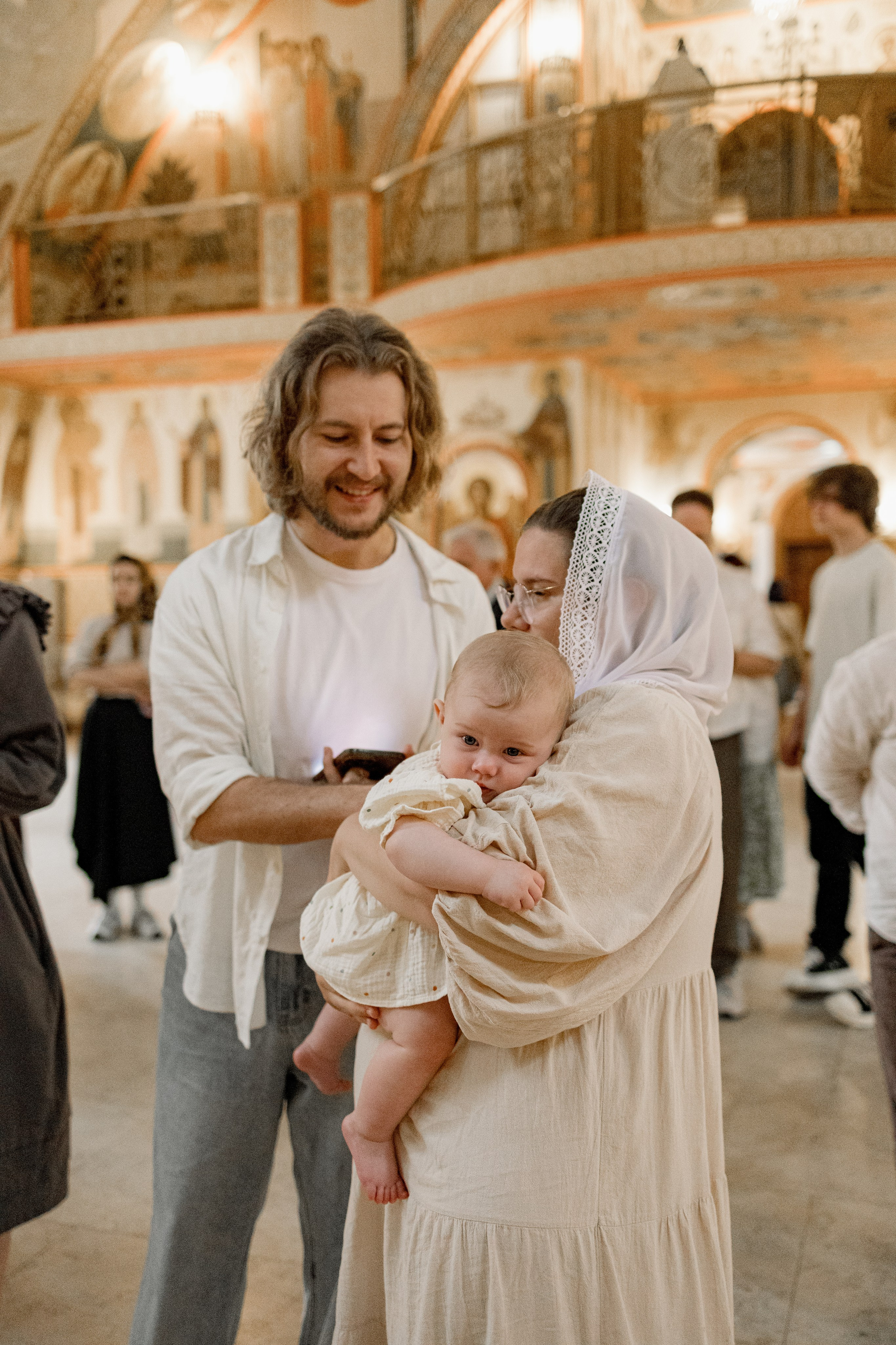 Таинство Крещения Веры. Фотограф новорождённых Newborn Москва