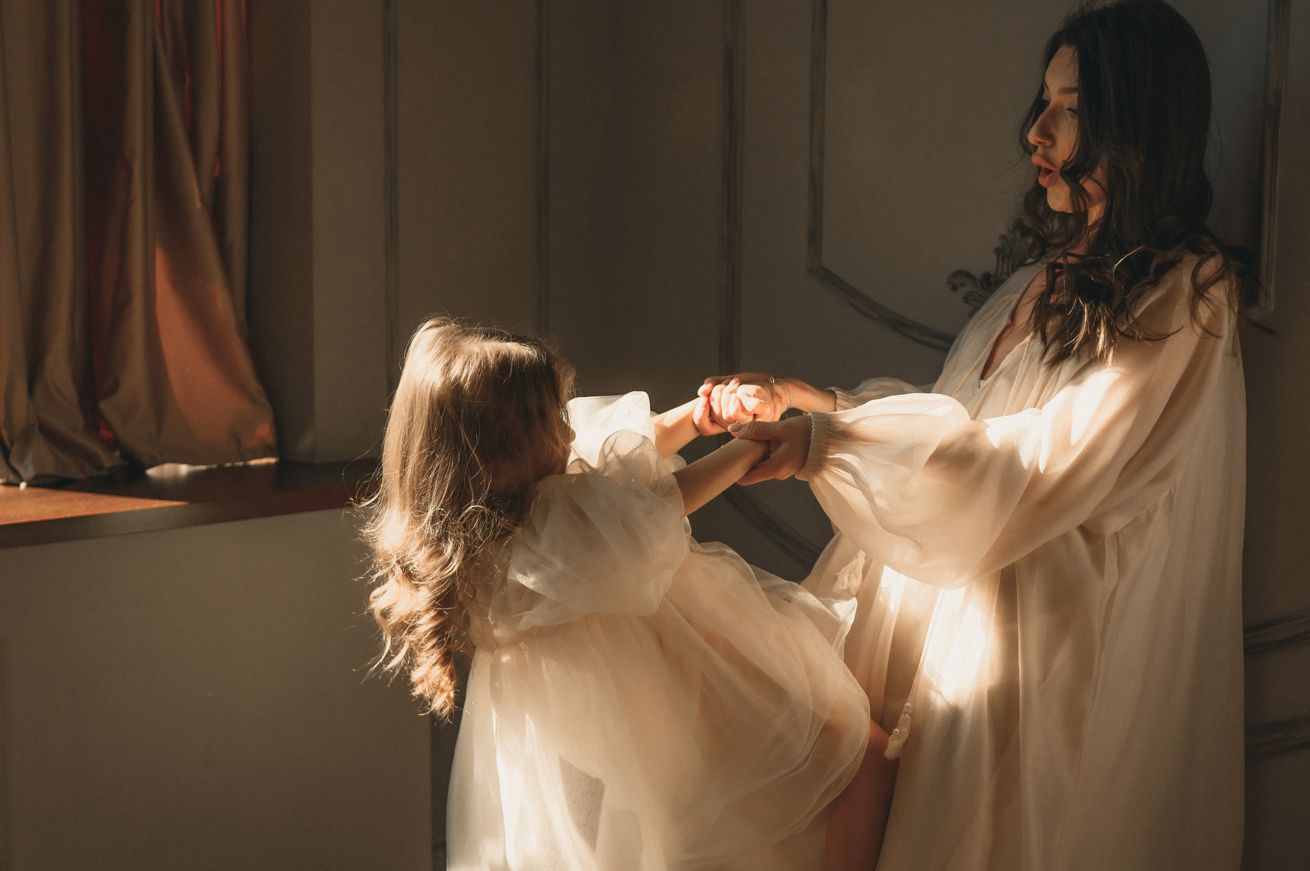 Мама и дочка. Студийная история. Семейный фотограф в г. Ставрополь, Сорокина Мария