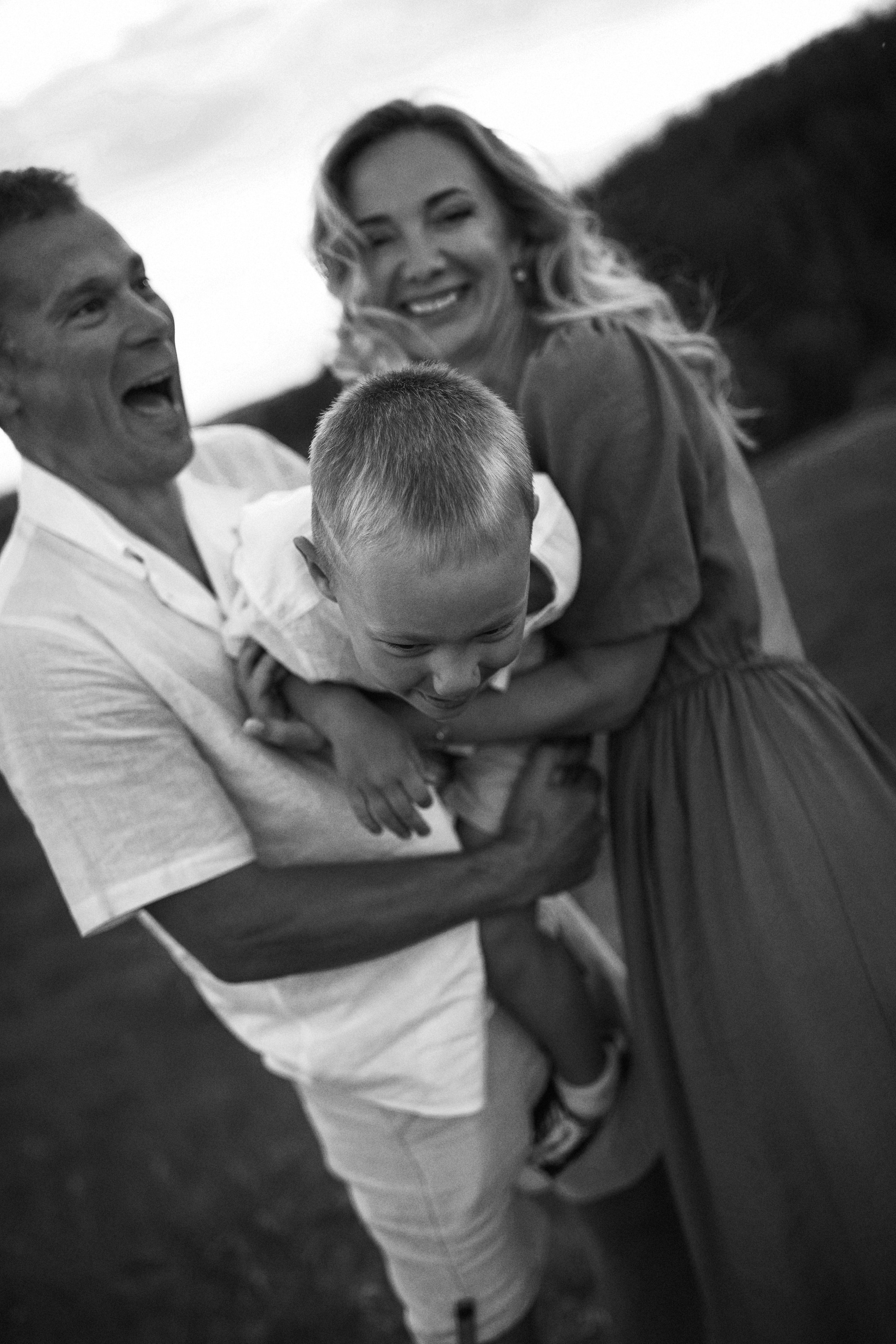 Счастливая семья на фотосессии в Тамбове