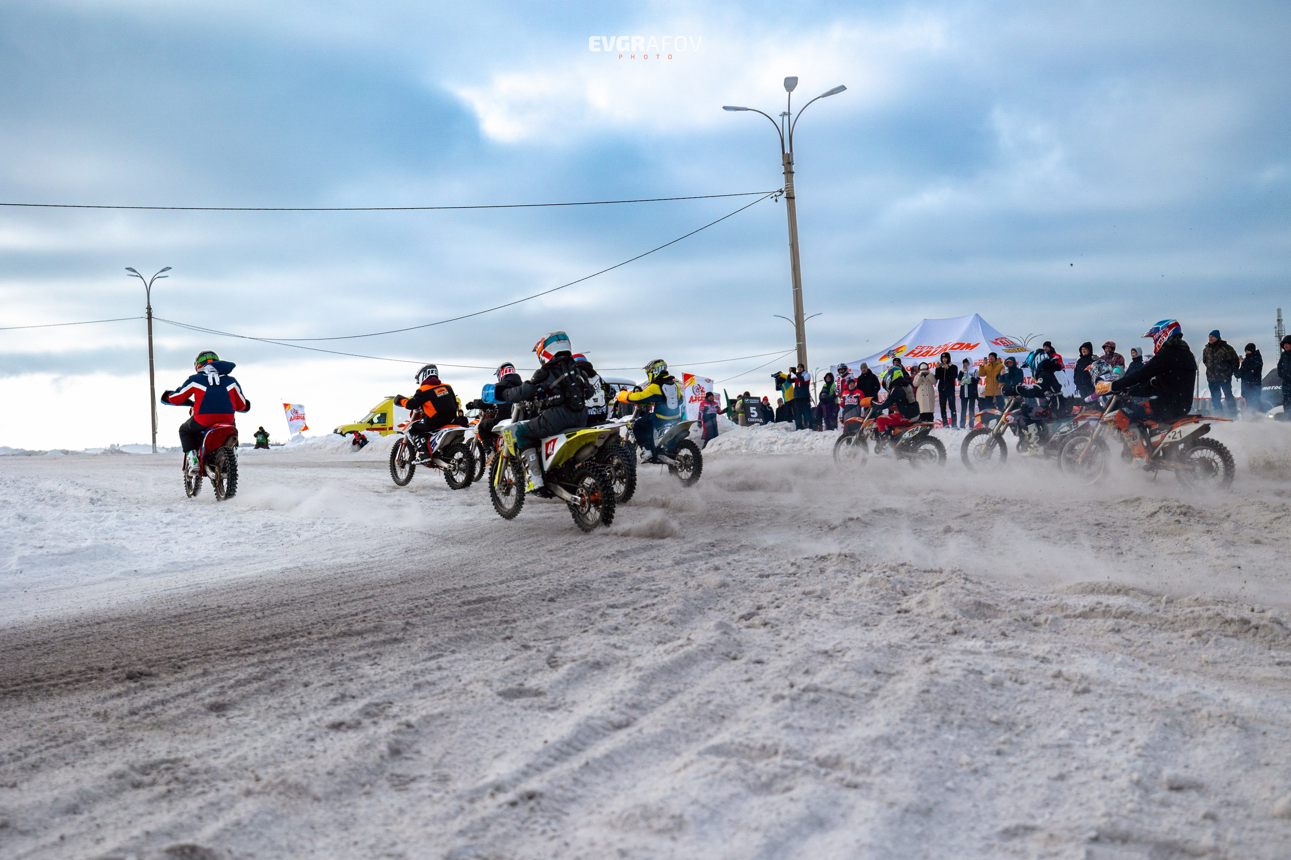 Открытый кубок Республики Татарстан по мотокроссу 3 этап. 4 февраля 2024 г. Фотограф Евграфов Александр