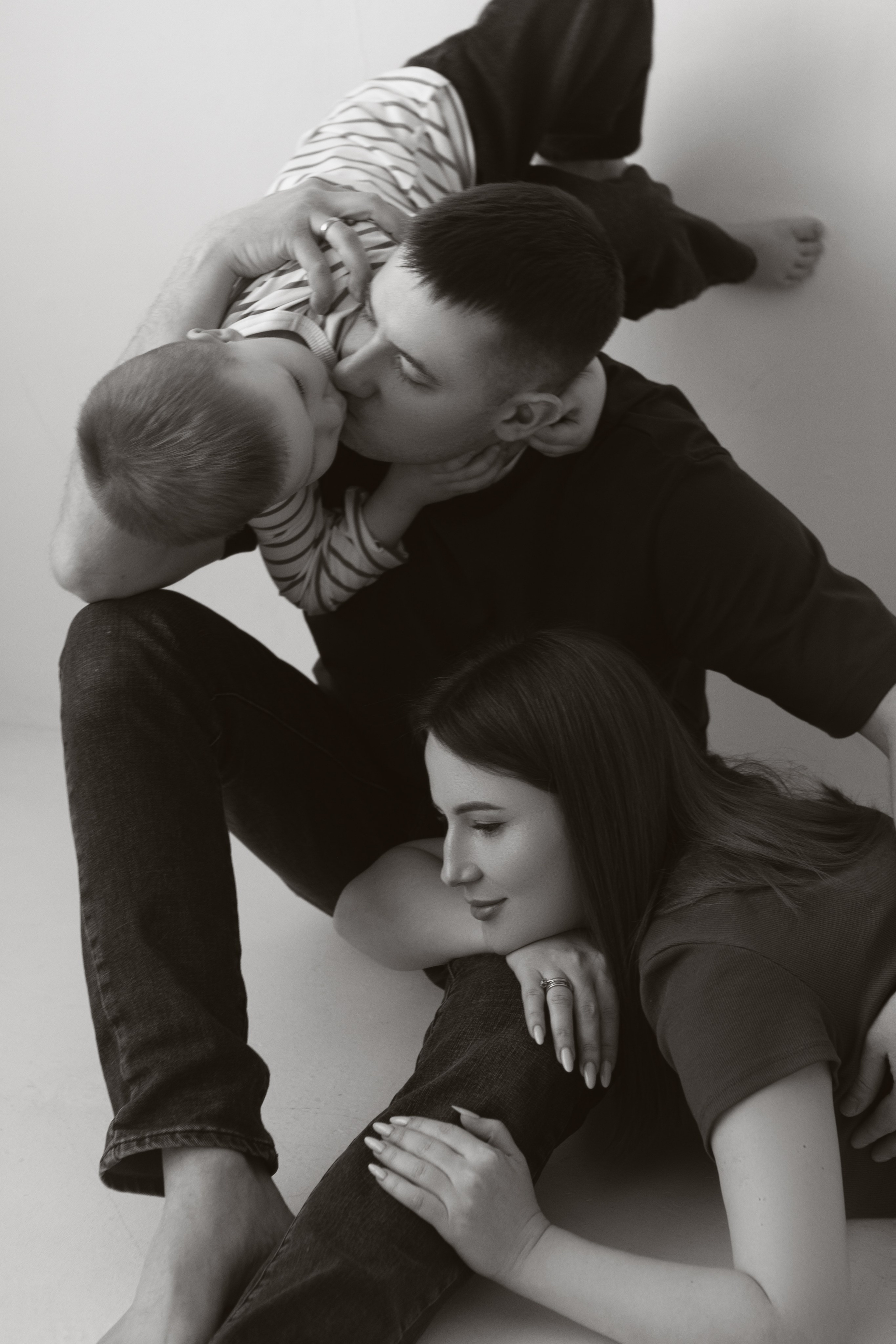 Алёна, Владимир и Миша. Фотограф Алина Кучумова