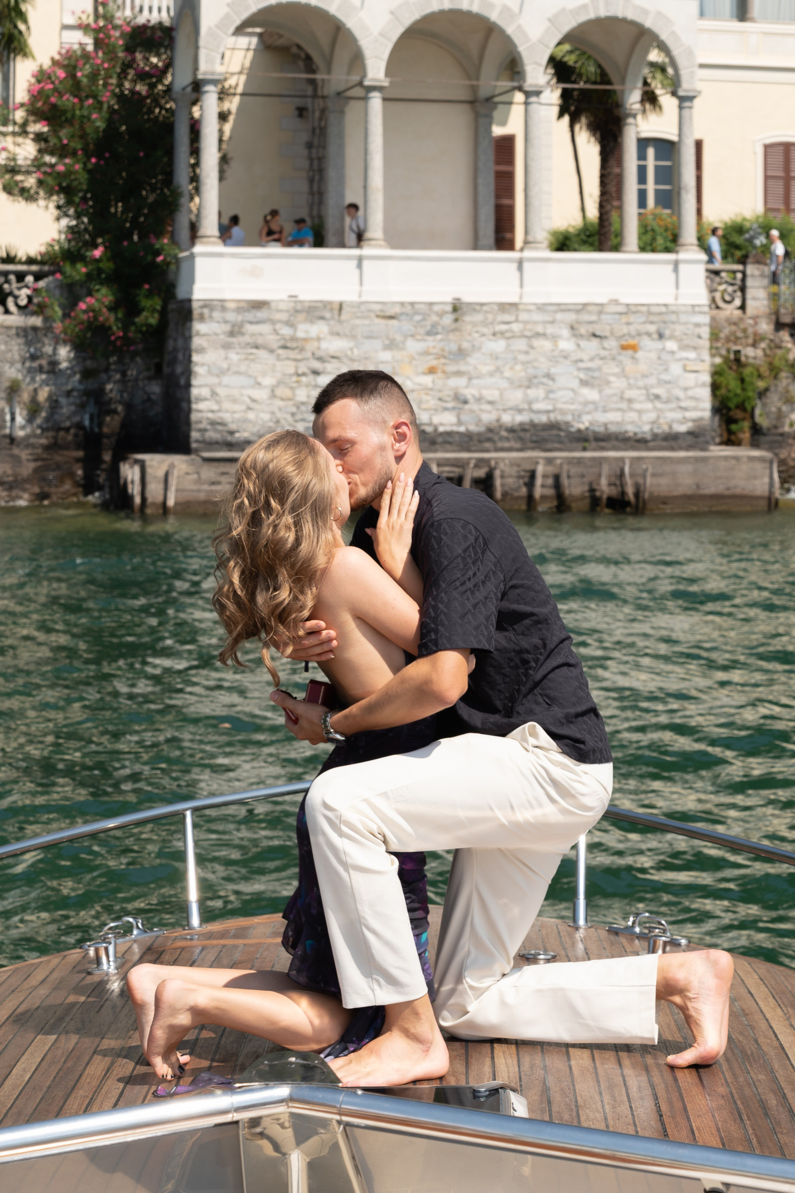 Karina & Fiance. Maria Anistratova | Destination Photographer, Videographer & Drone Pilot — Lake Como