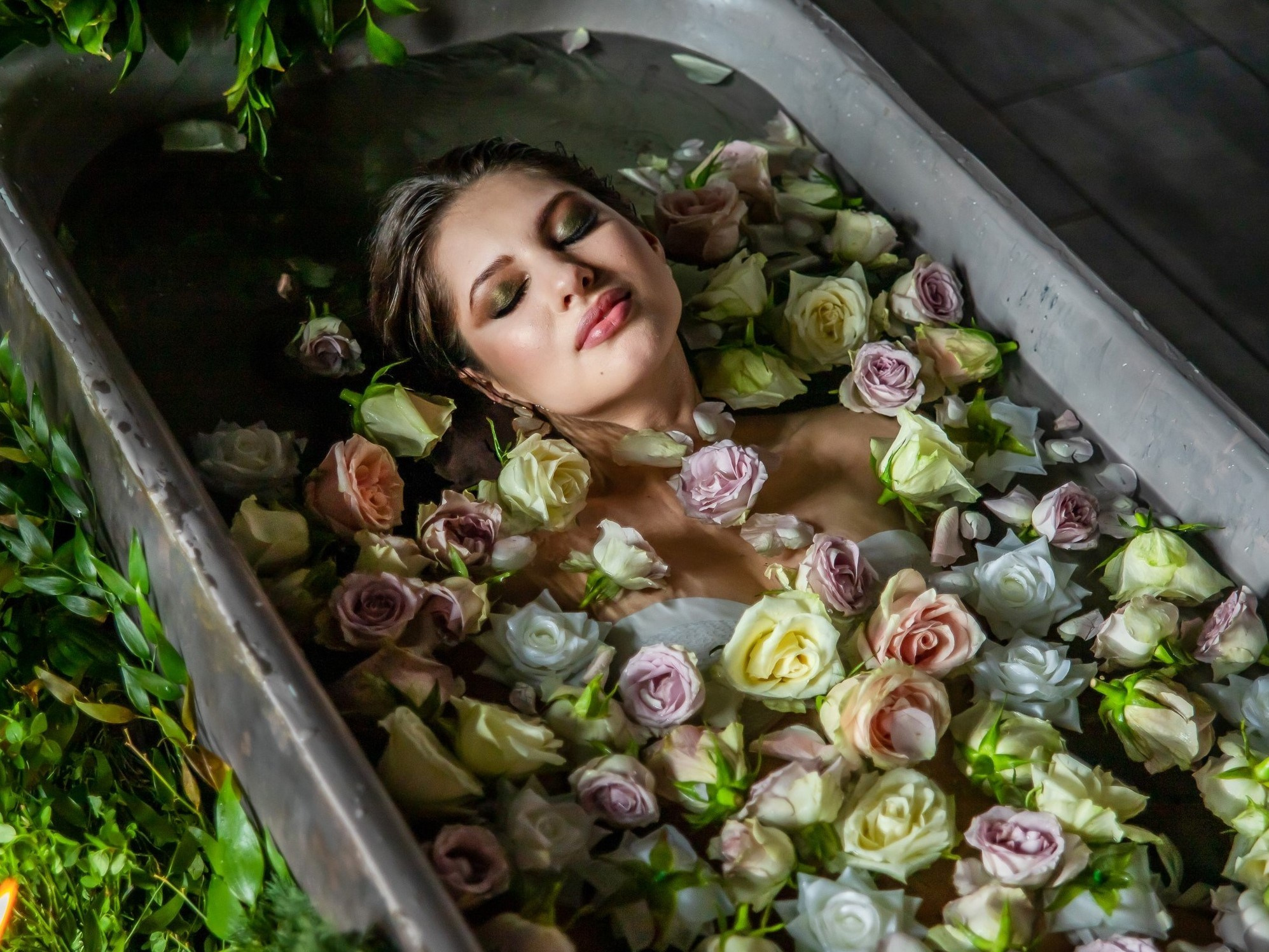 Цветочная ванна. Фотограф Галина Трухина