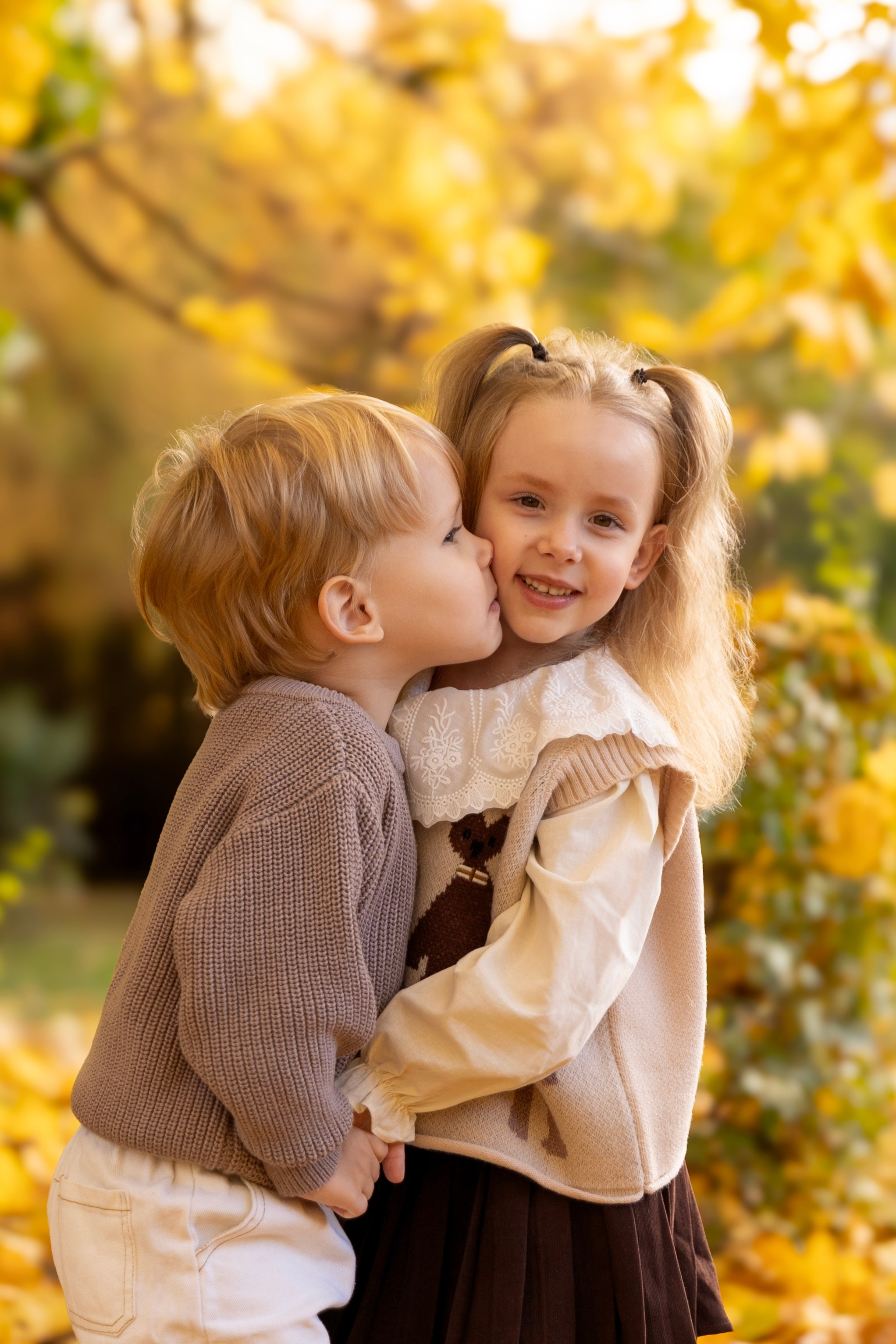 Осенняя фотосессия дети. Свадебный и семейный фотограф Москва и Московская область