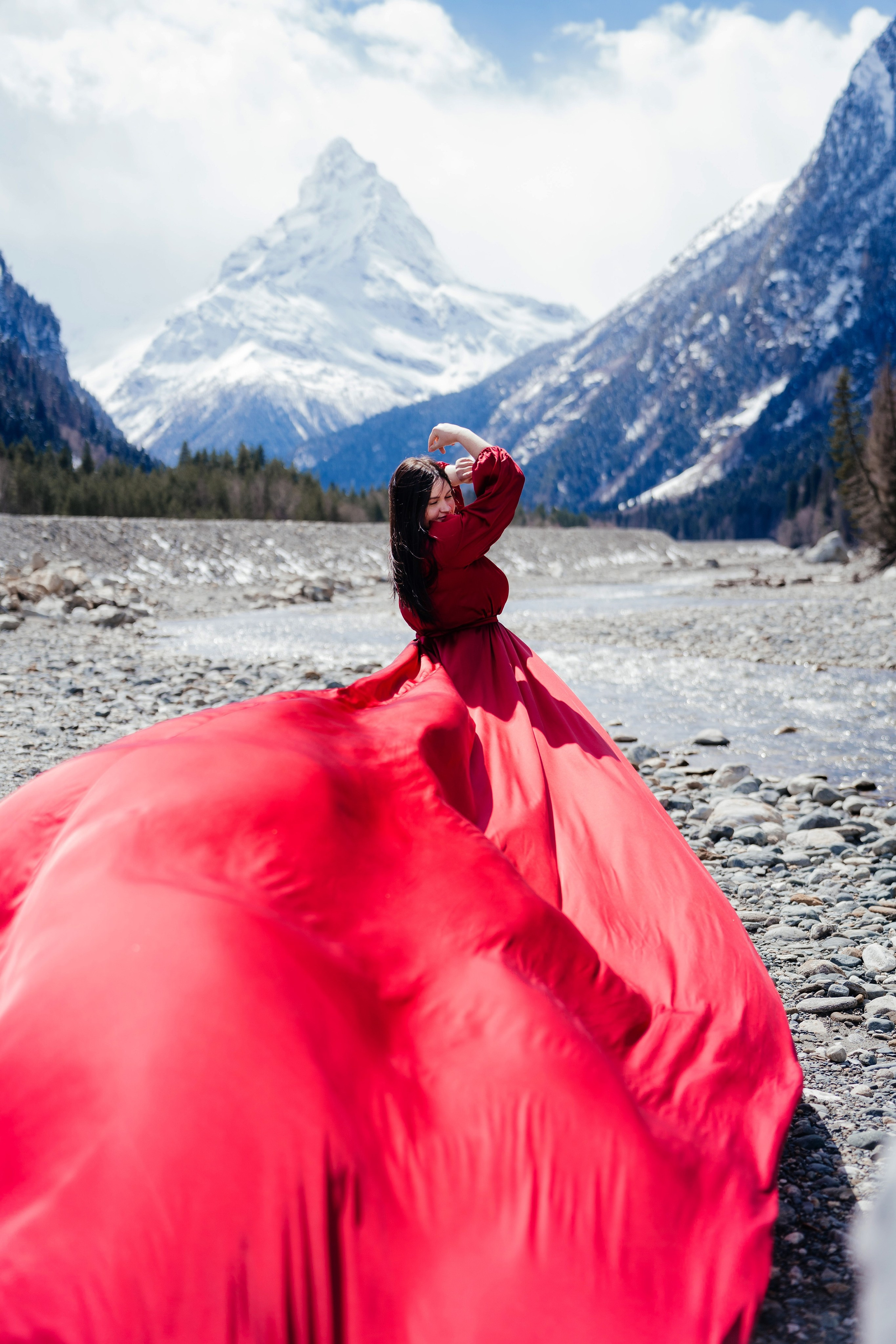 Съёмки в горах. Фотограф Диана Семенова