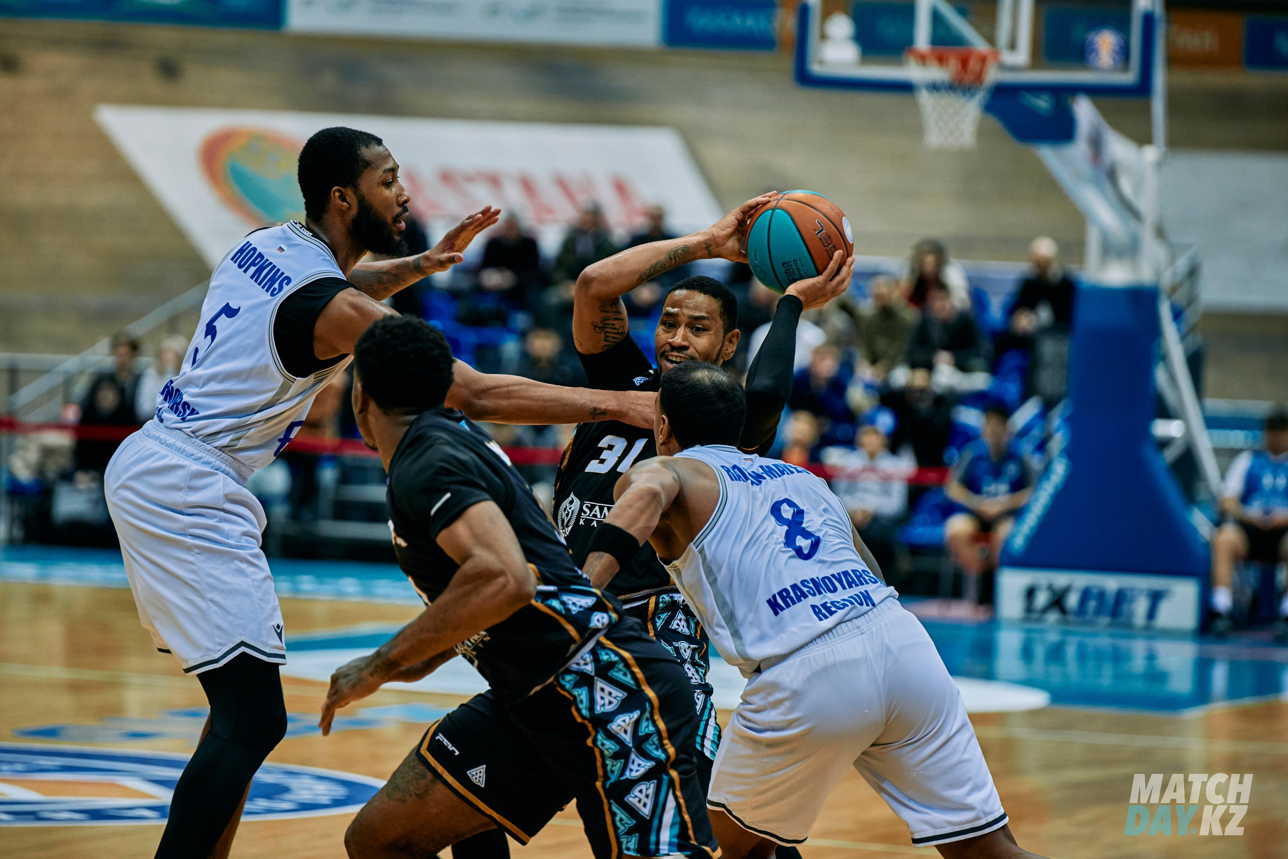 VTB League (Astana — Enisey) 01 February 2024. Professional photo & Event agency (Kazakhstan, Astana)