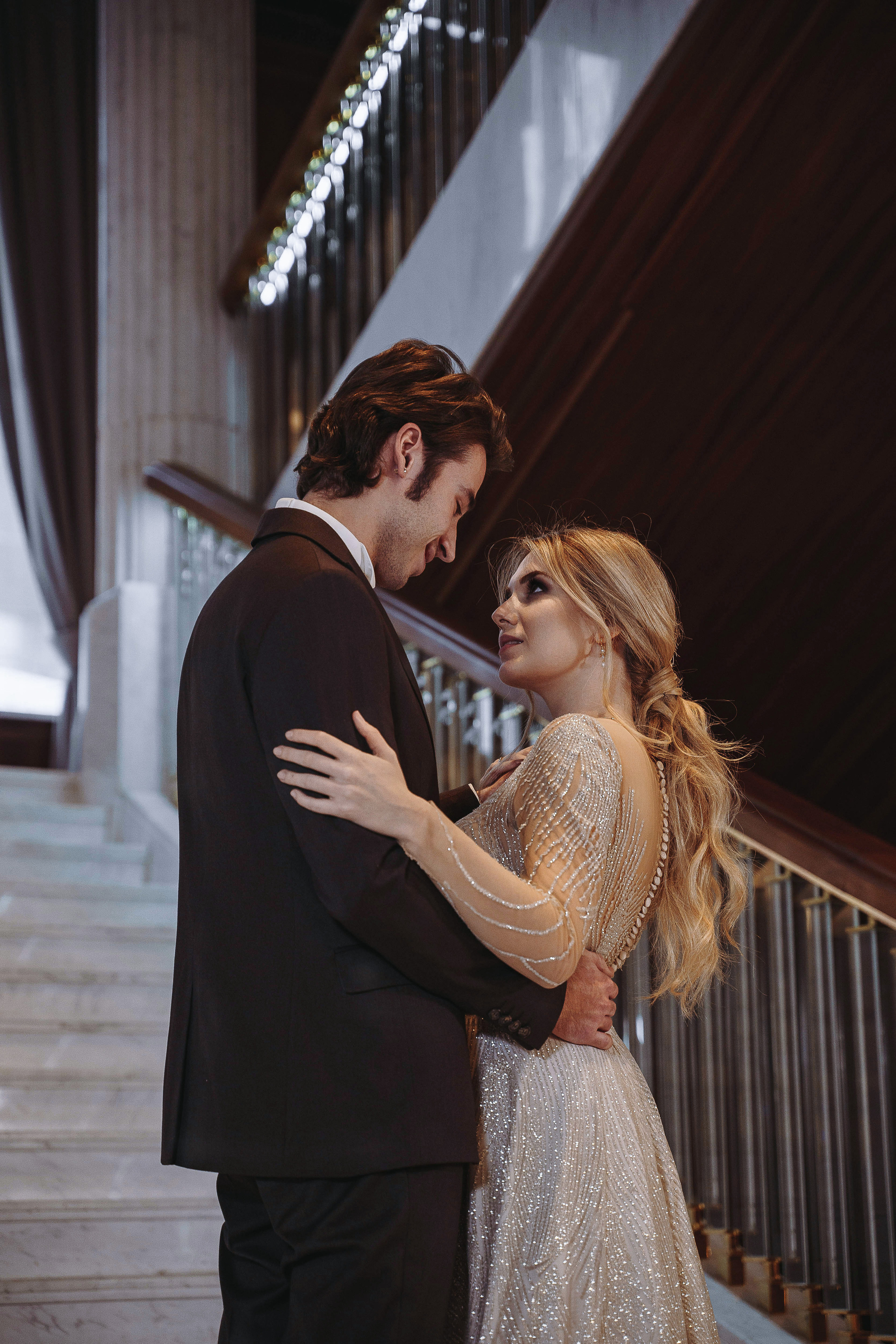 Свадебная фотосессия в отеле Marriott Imperial Plaza Москва