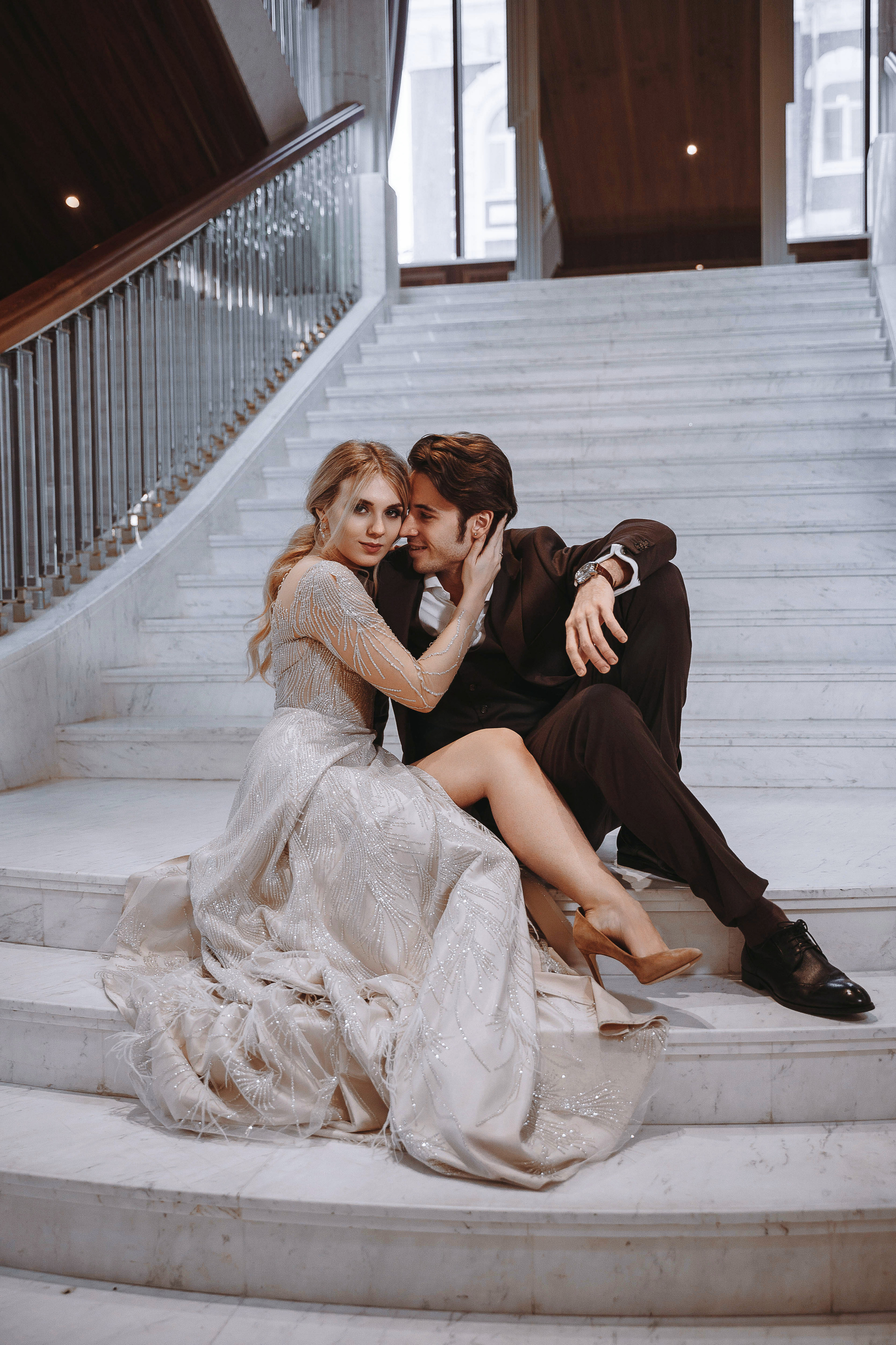 Свадебная фотосессия в отеле Marriott Imperial Plaza Москва