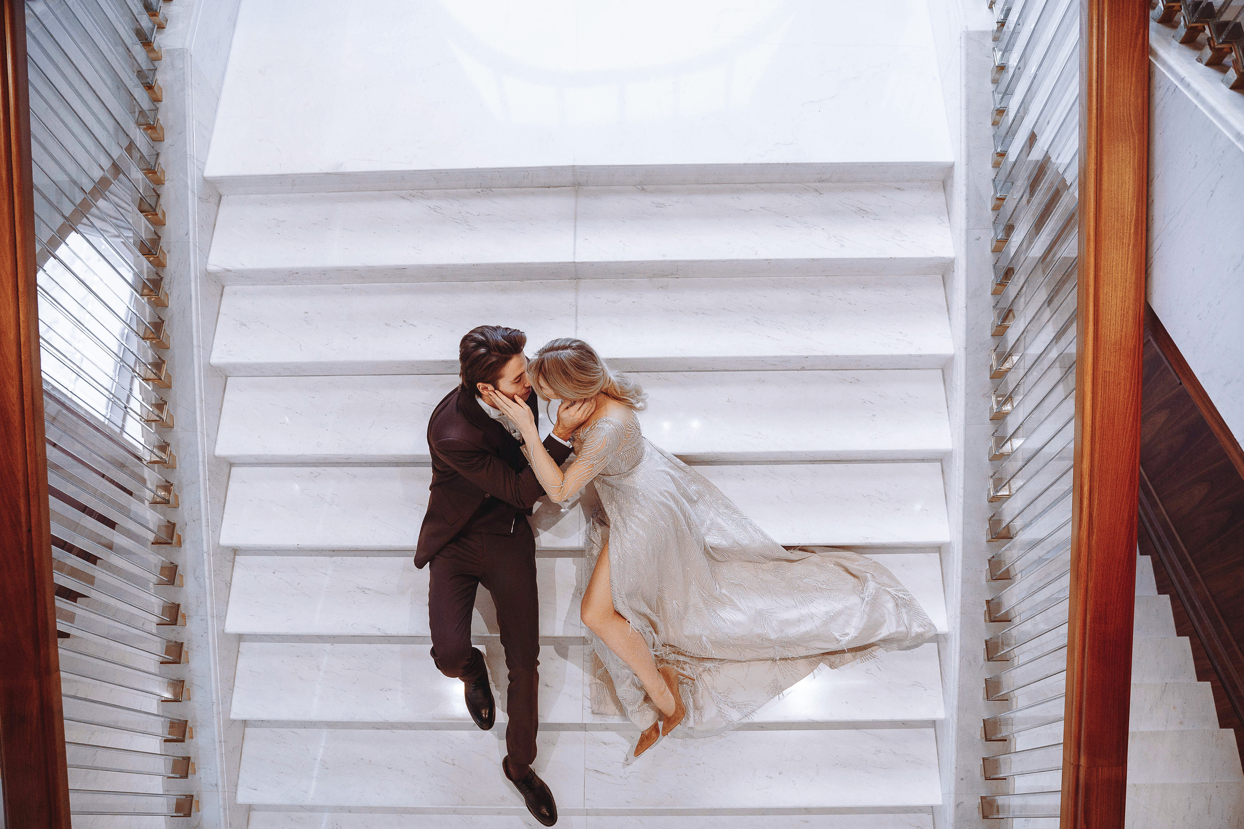 Свадебная фотосессия в отеле Marriott Imperial Plaza Москва