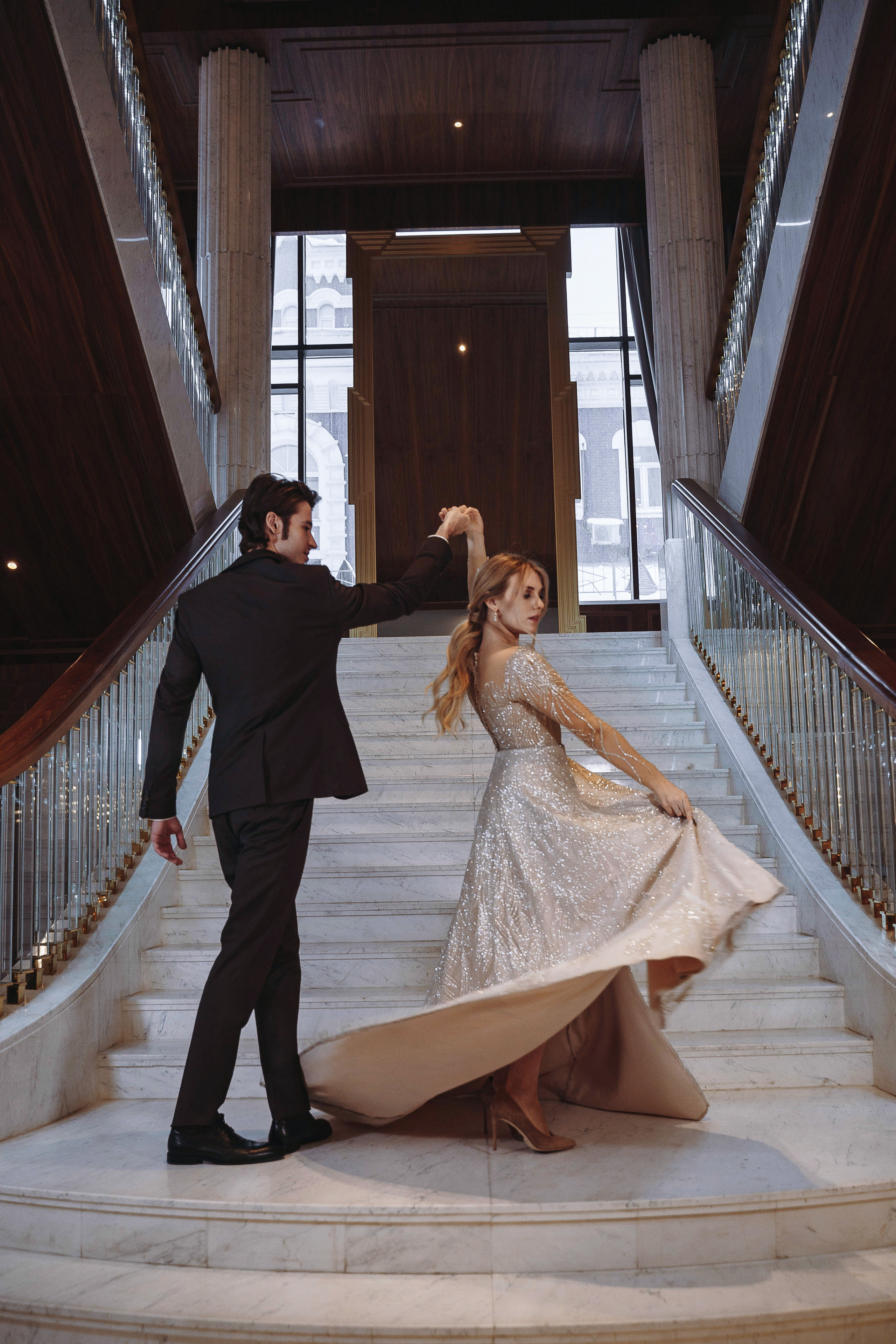 Свадебная фотосессия в отеле Marriott Imperial Plaza Москва