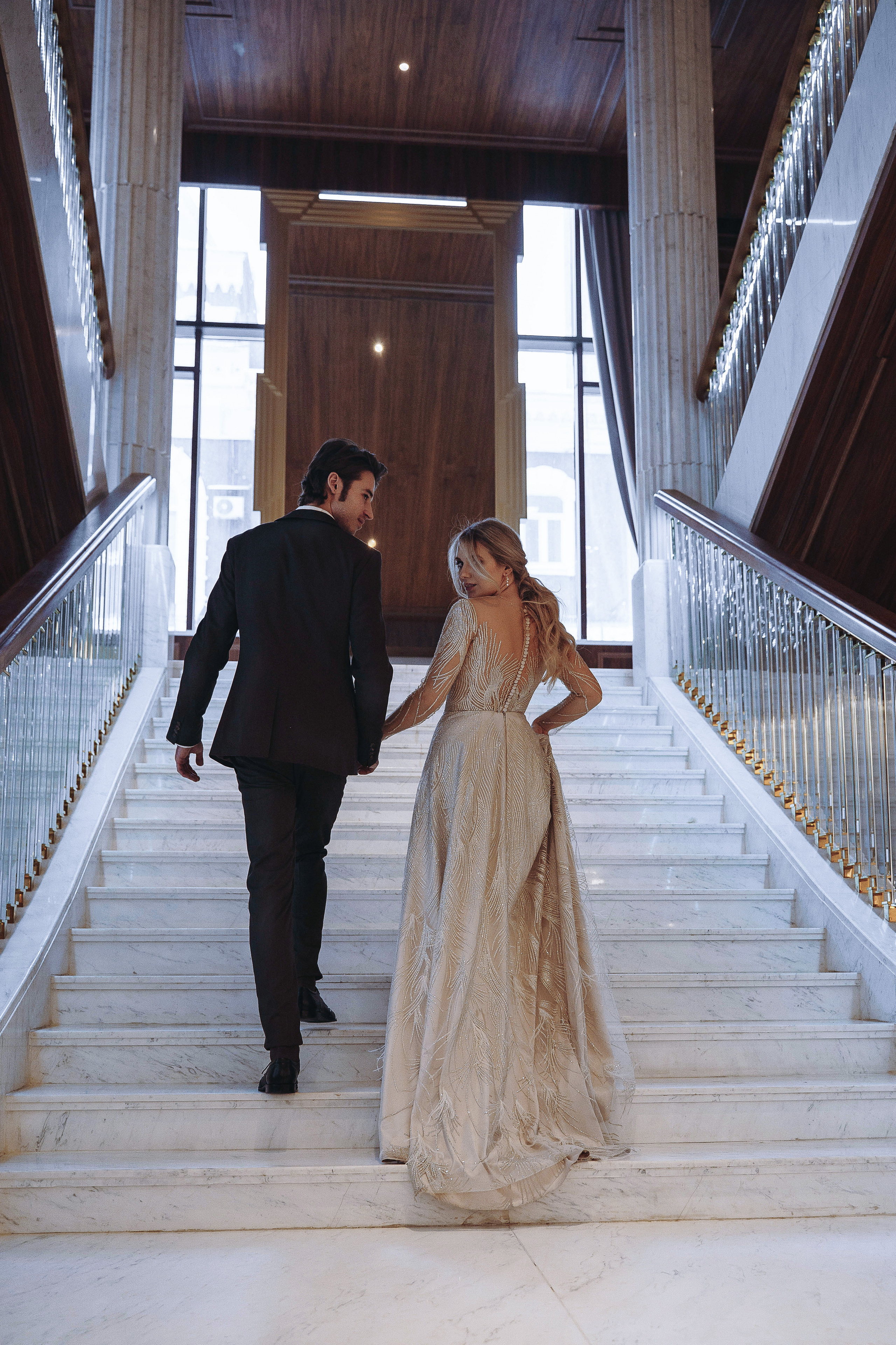 Свадебная фотосессия в отеле Marriott Imperial Plaza Москва